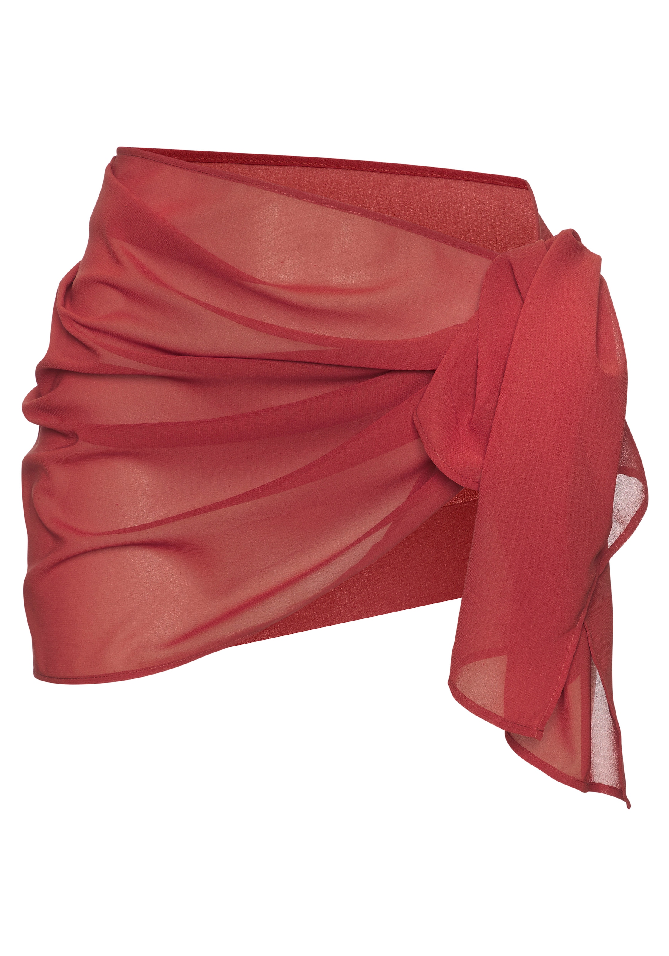 Buffalo Jupe de plage »aus leicht transparenter Chiffonware« Paréo, jupe courte portefeuille, couvrant de plage