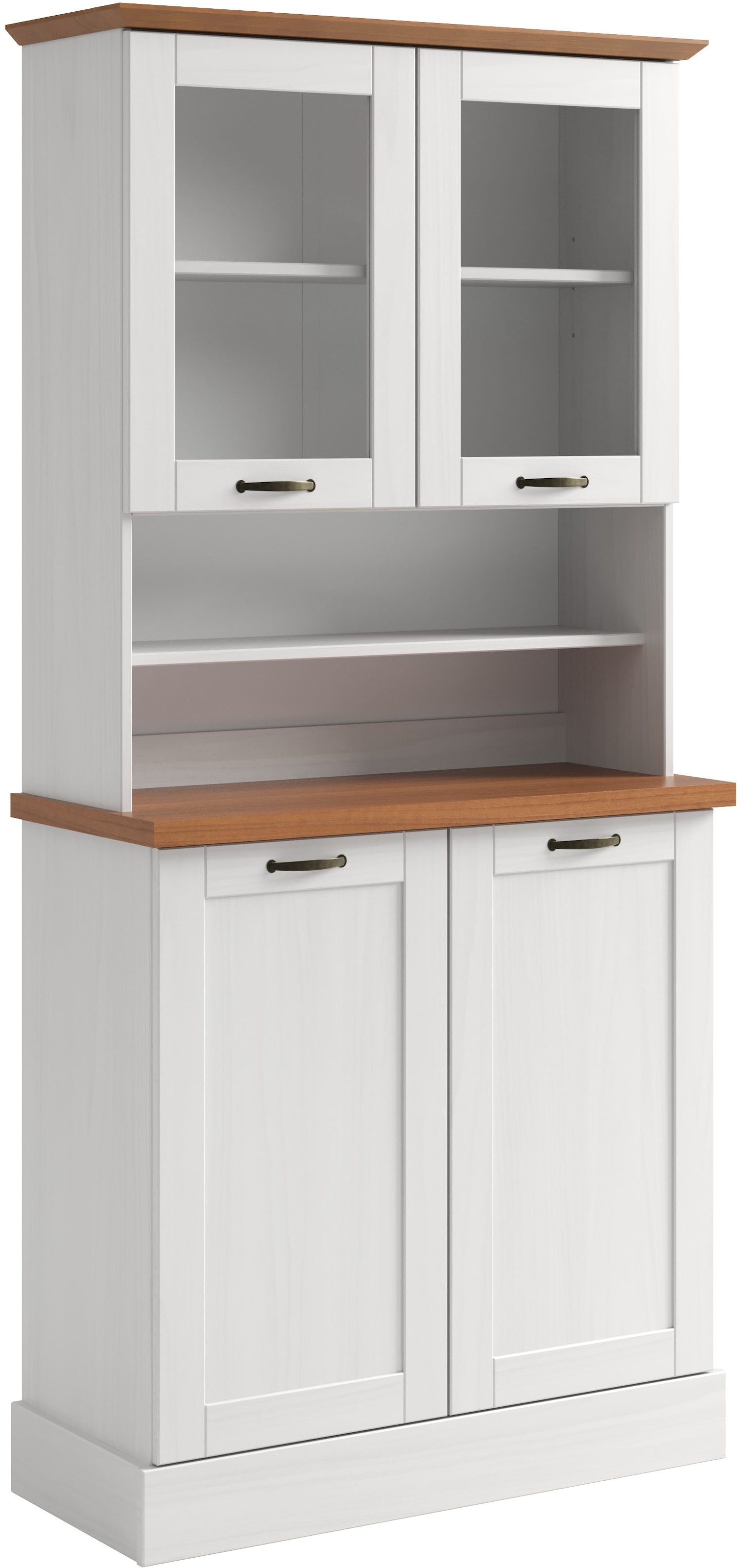Image of Home affaire Küchenbuffet "Teramo" Breite/Höhe 86/181 cm, mit Metallgriffen