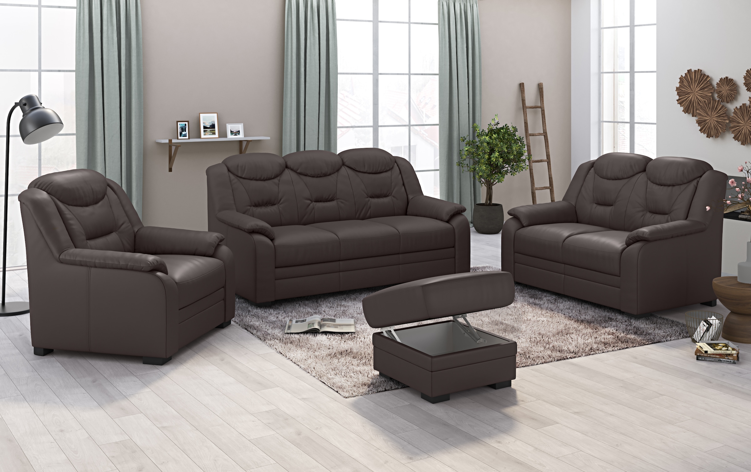 COTTA 2-places »Marcus« Sofa mit hoher Rückenlehne