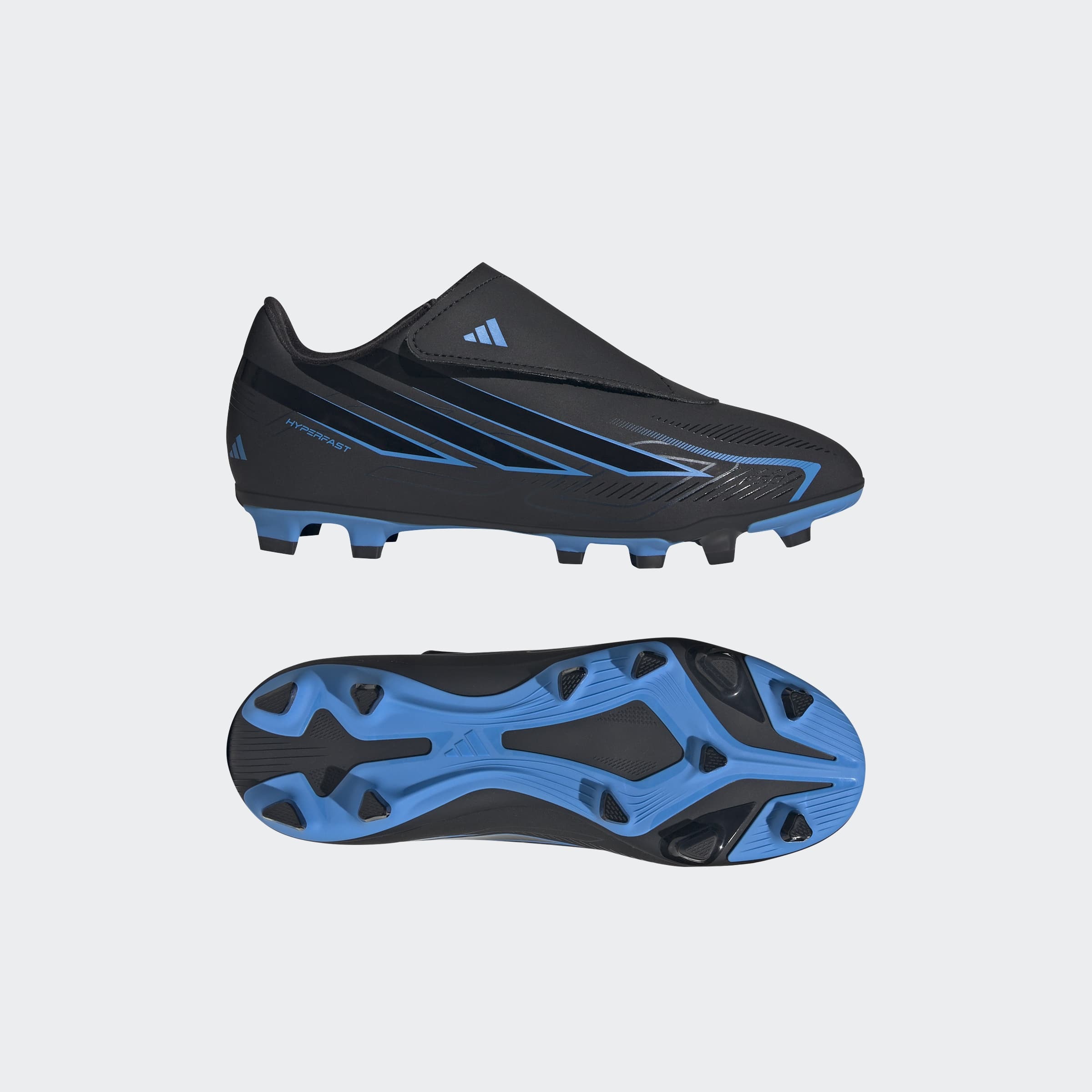 adidas Performance Fussballschuh »F50 HYPERFAST CLUB KIDS , KLETTVERSCHLUSS, FESTE BÖDEN/MULTI GROUND«  für viele verschiedene Böden geeignet, für Jugendliche & Kinder