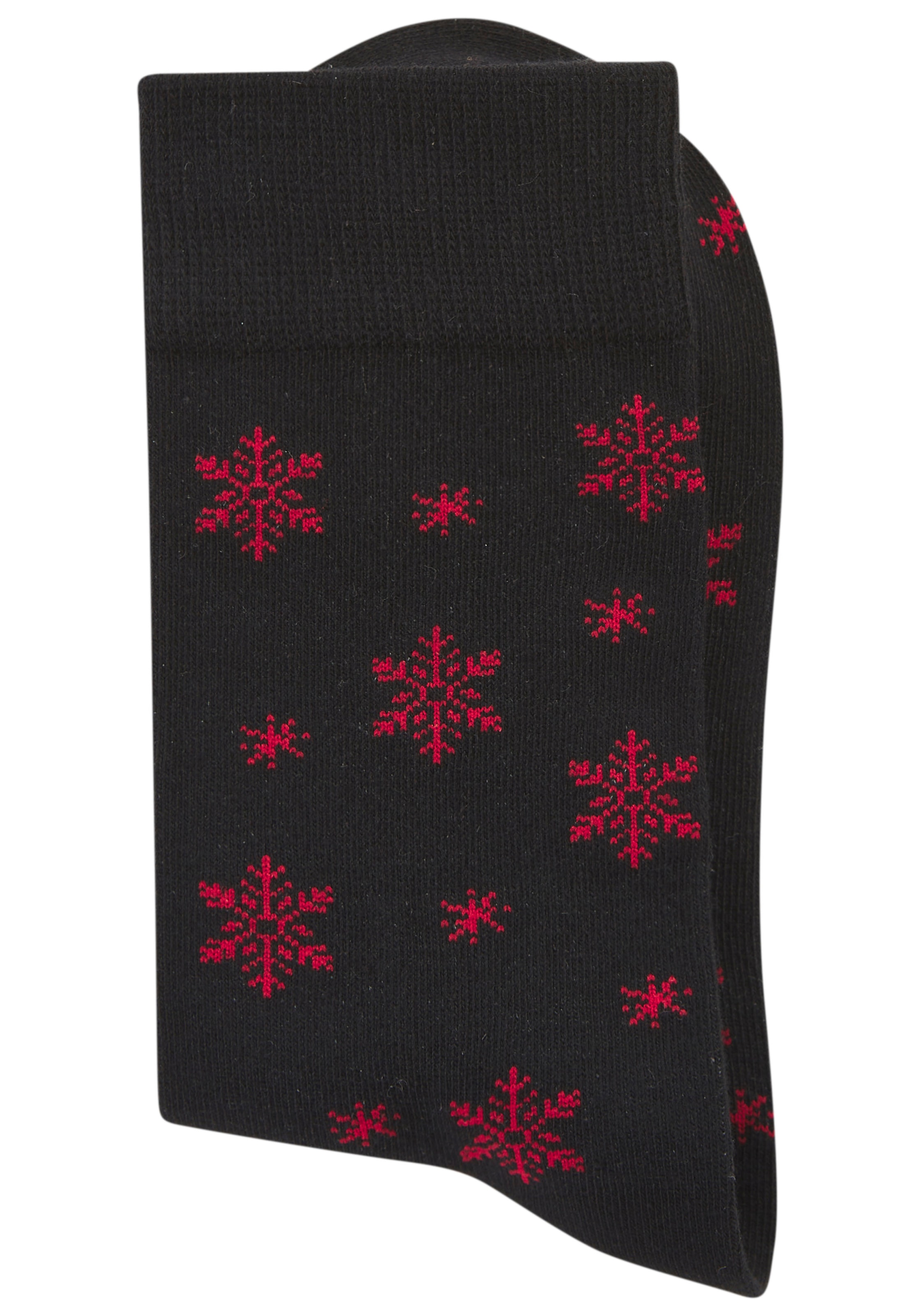 LASCANA Chaussettes Packung, 3 Couple tlg. mit weihnachtlichem Dackelmotiv