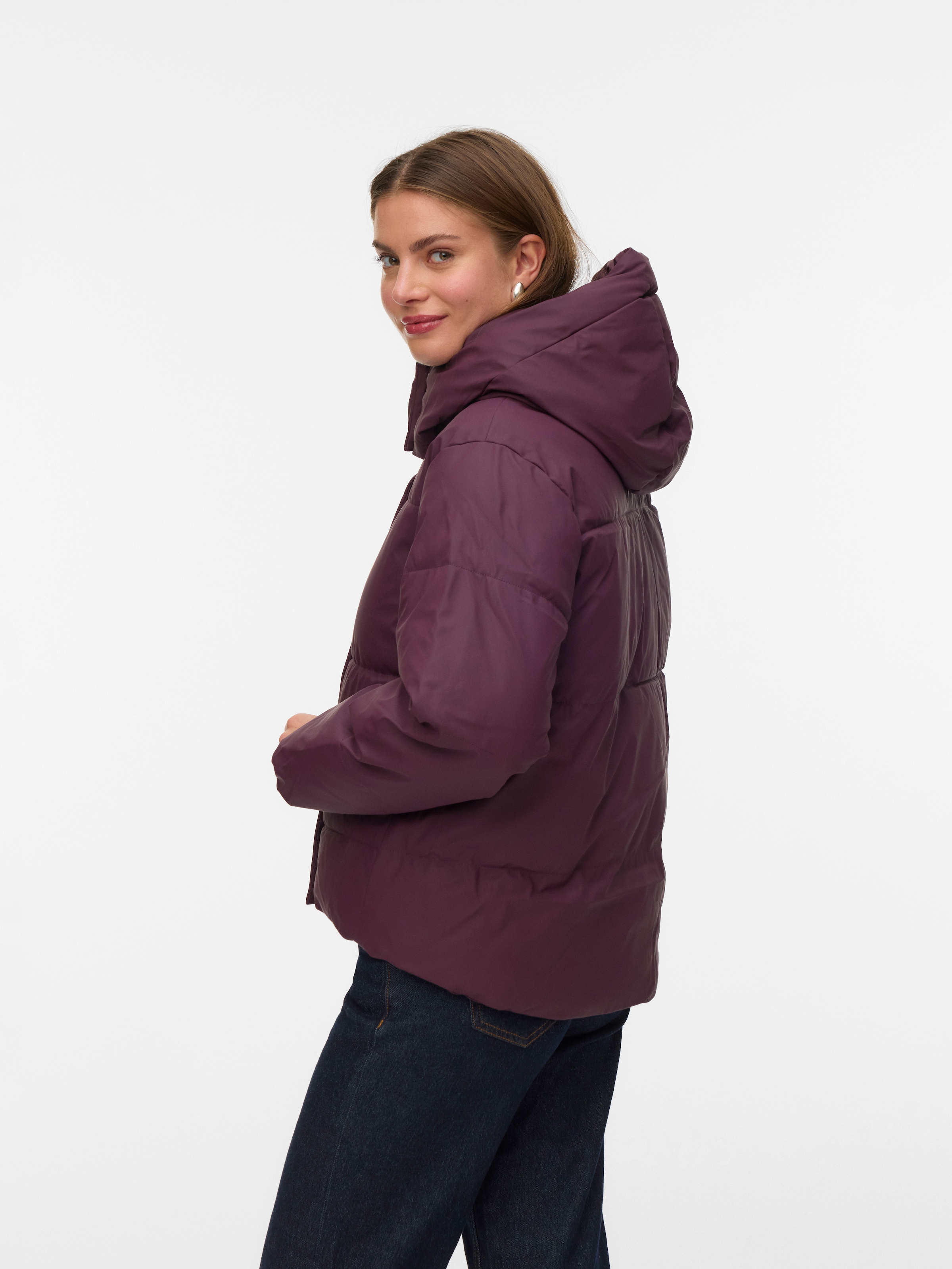 Vero Moda Steppjacke »VMGRETAKYLIE SHORT COATED JACKET NOOS« mit Kapuze