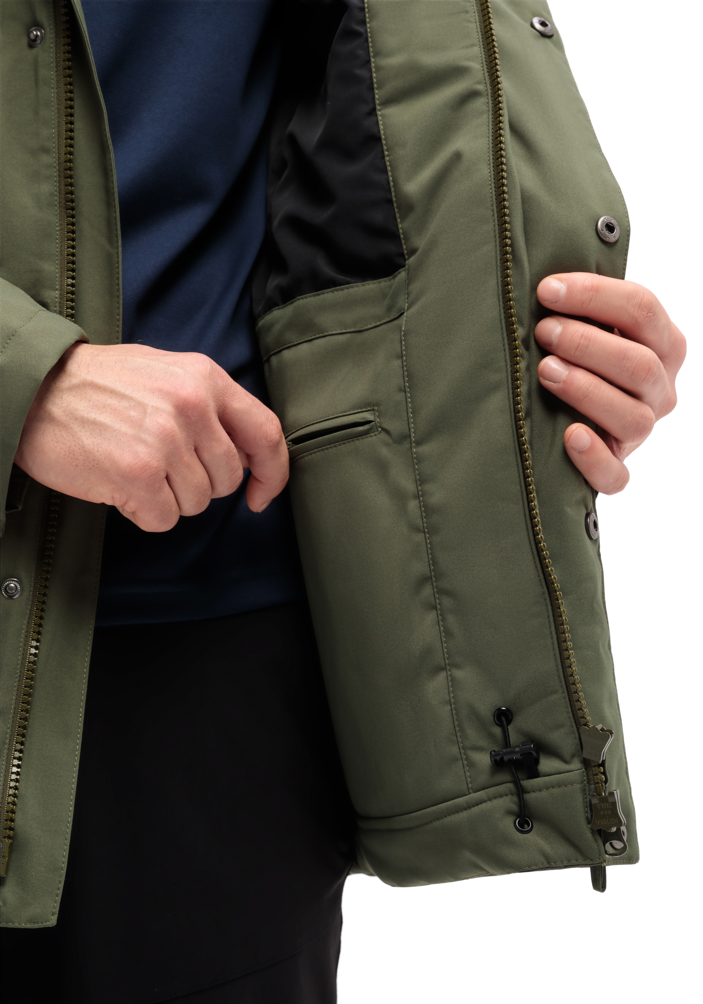 Maier Sports Veste fonctionnelle »SENNE« veste outdoor homme, coupe-vent et étanche, 6 poches spacieuses