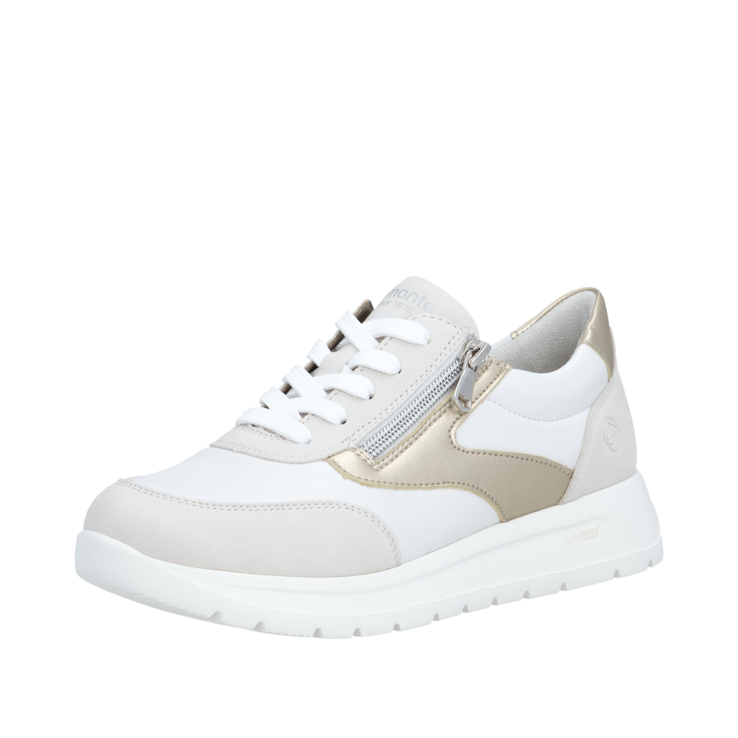 Image of Remonte Keilsneaker Schnürschuh, Halbschuh, Casual-Sneaker mit seitlichem Reissverschluss
