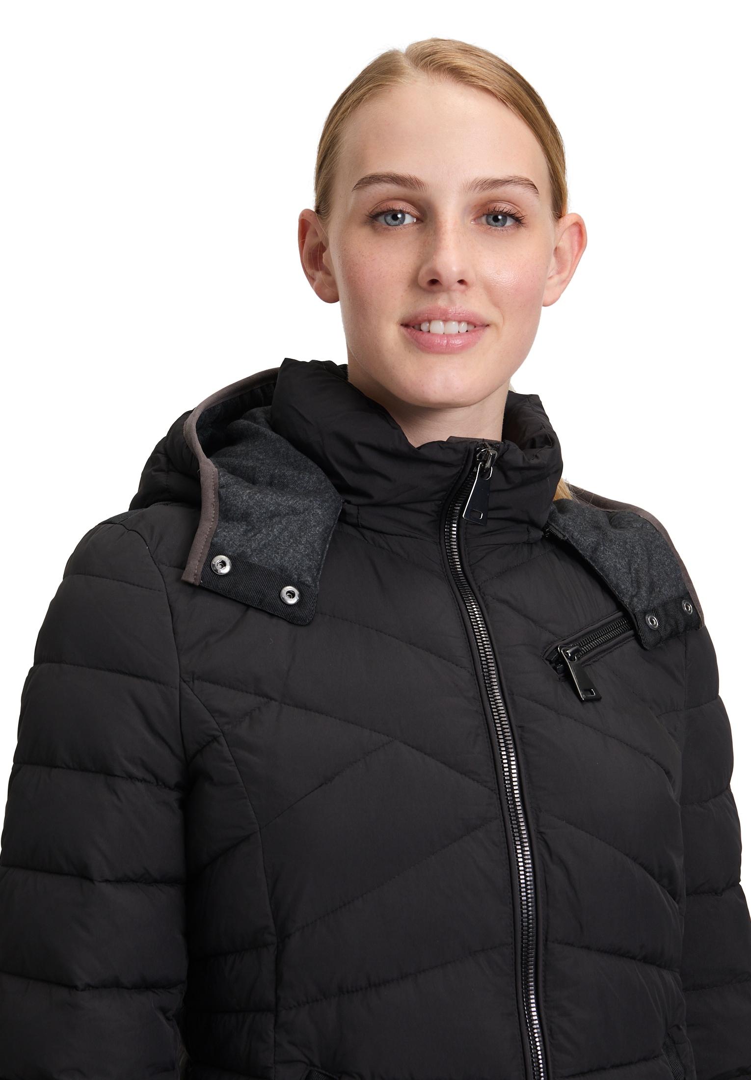 Gil Bret Steppjacke mit Kapuze Winterjacke mit Kapuze und Reissverschluss