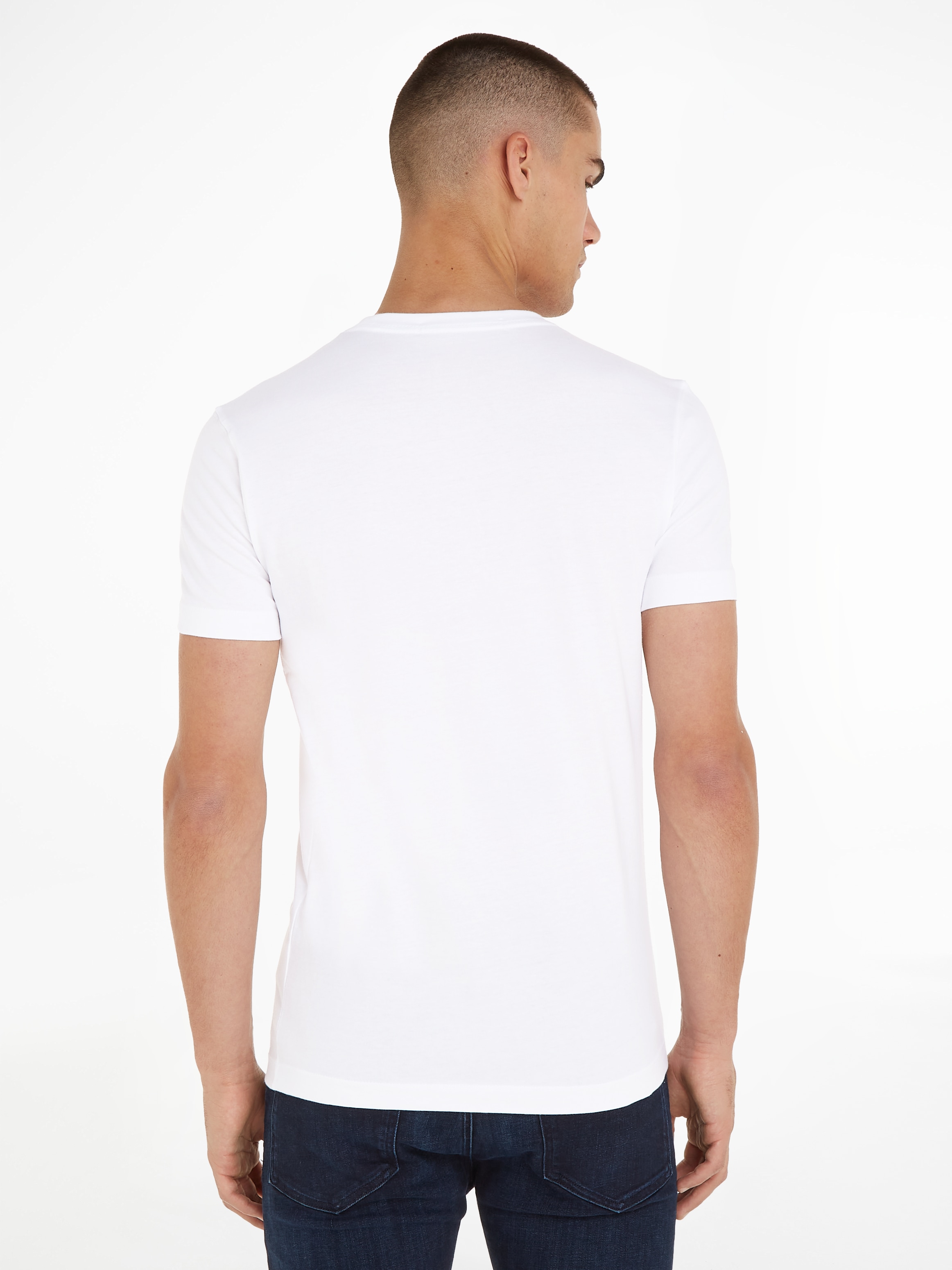 Calvin Klein Jeans T-Shirt »CK ESSENTIAL SLIM TEE«, mit Logo-Stickerei