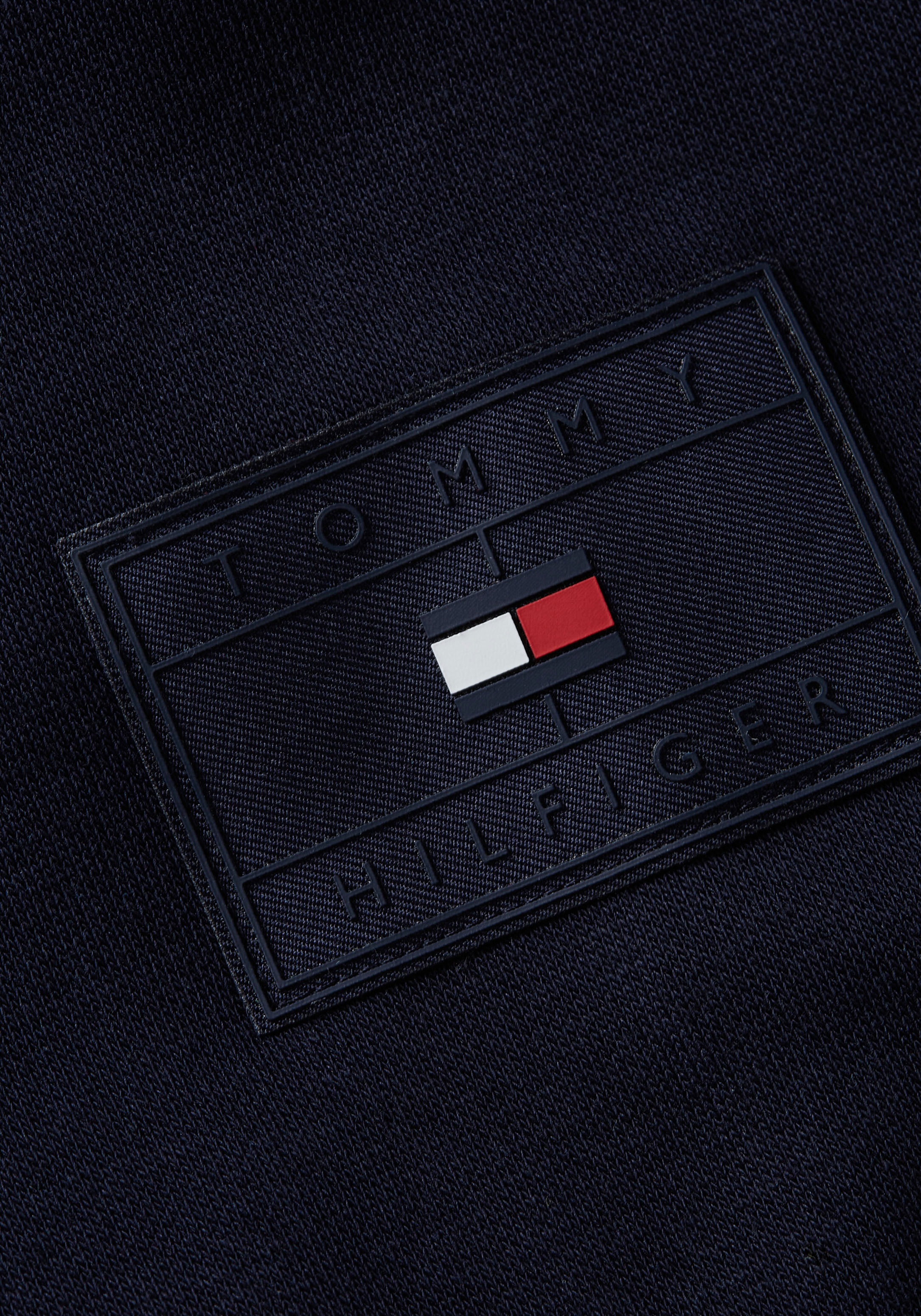 ♕ Tommy Hilfiger Sweatshirt »BADGED GRAPHIC CREWNECK«, mit Rippbündchen  versandkostenfrei auf