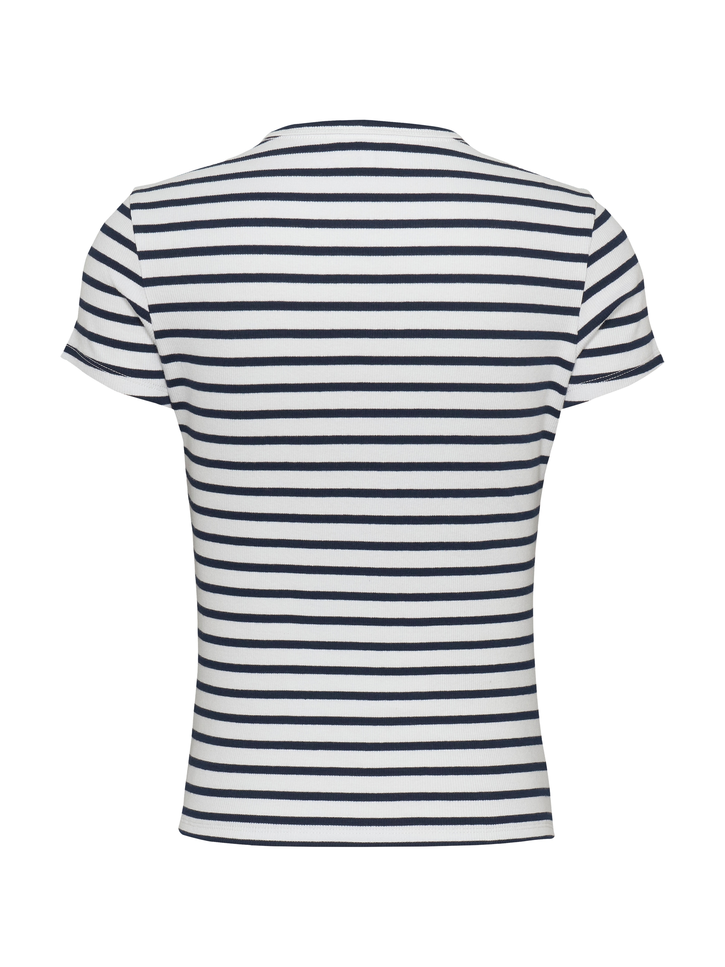 Tommy Jeans Curve T-Shirt »Slim Essential Rib«, Grosse Grössen