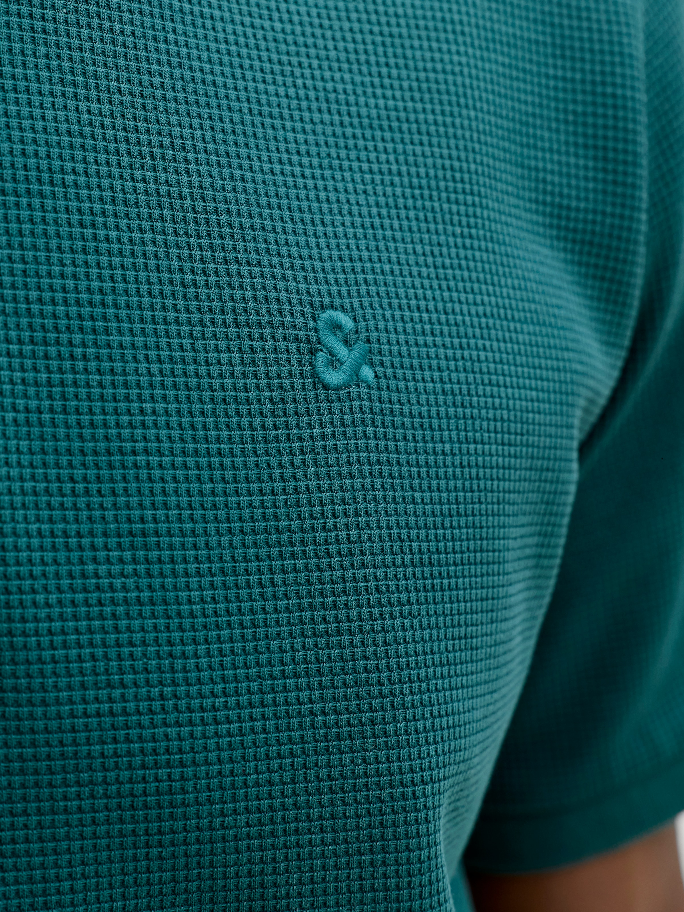 Jack & Jones Polo »JJEAUSTIN POLO SS NOOS« mélange de matériaux, coupe régulière