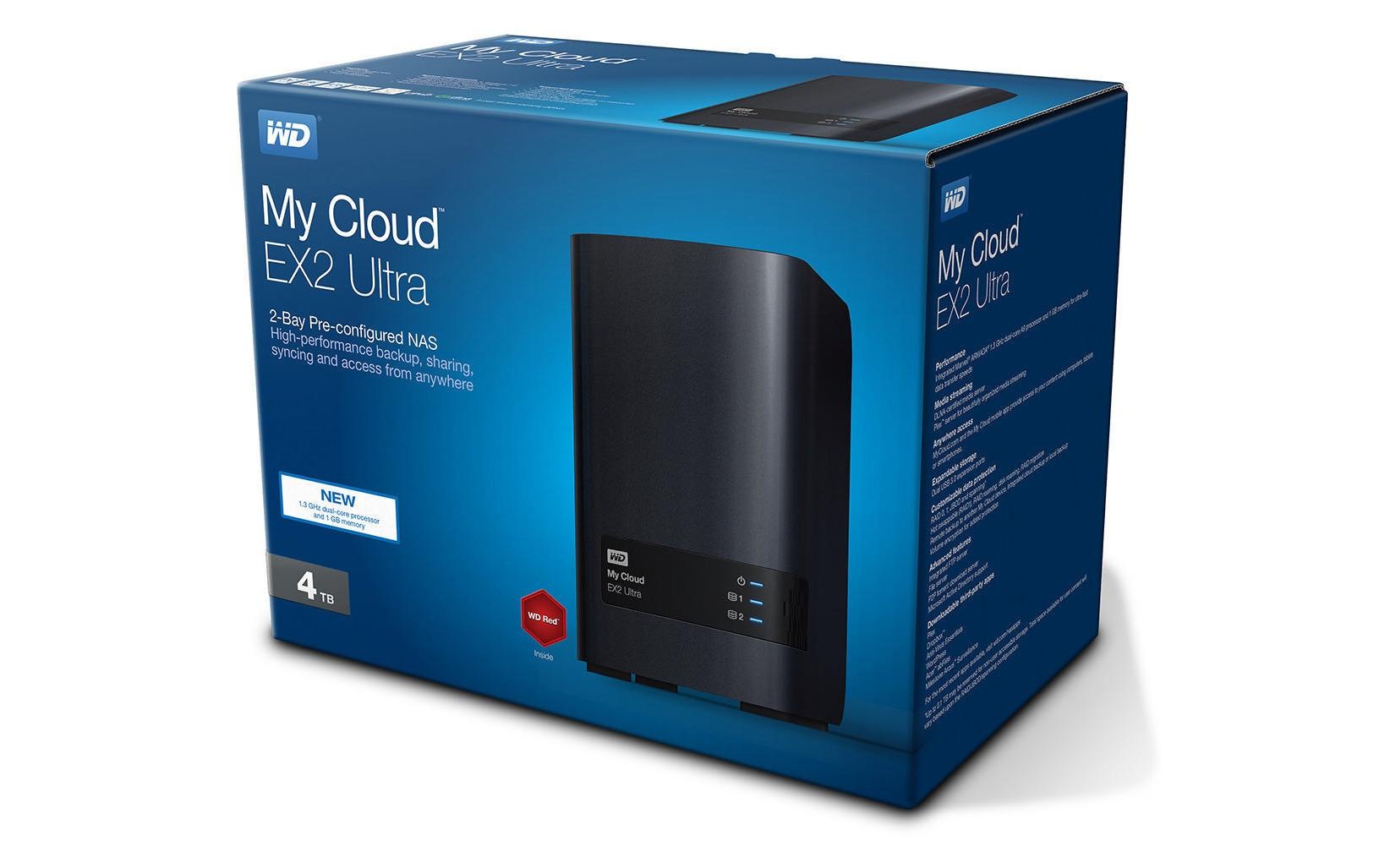 Western Digital HDD-NAS-Festplatte »NAS My Cloud EX2 Ultra 2-bay WD RED 4 TB«