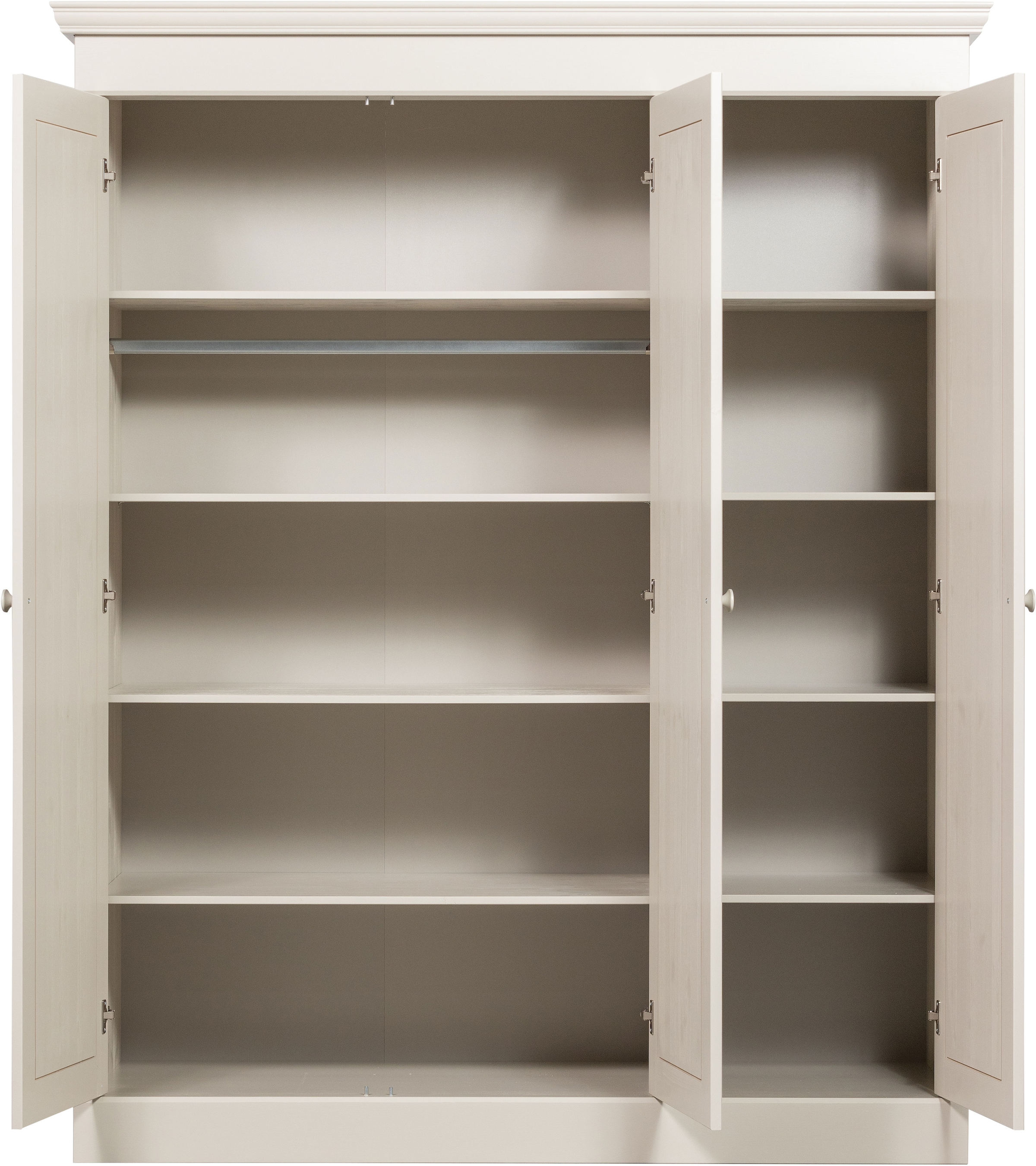 WOOOD Einlegeboden »Olivia Set aus FSC® Massivkiefer B 102 x T 54 x H 5 cm« 3 Stk. tlg. FSC® Massivkiefer geschliffen, kompatibel mit Olivia-Kleiderschrank