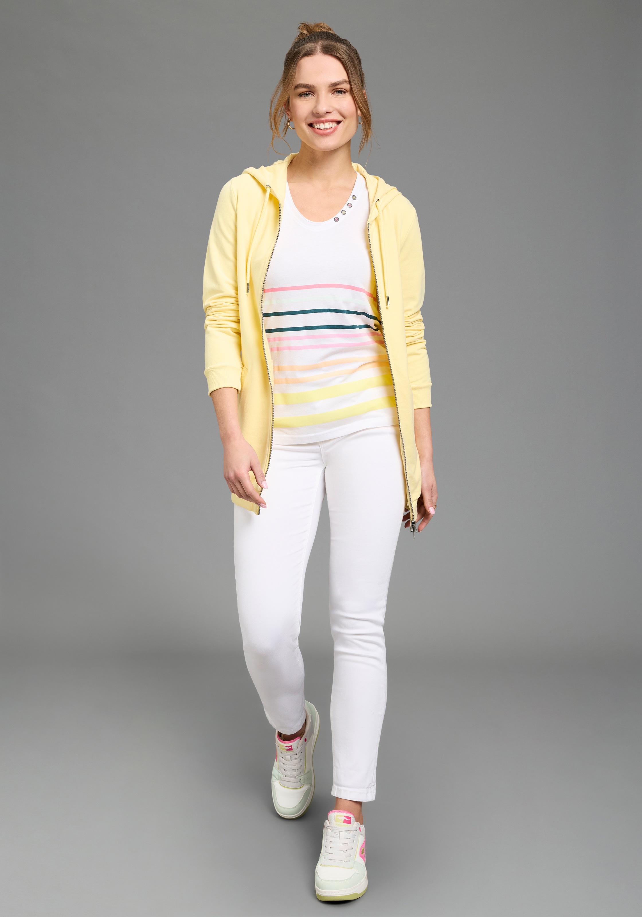 KangaROOS Trägertop A-Linien-Schnitt, Rundhalsausschnitt, aus Baumwolle und Modal