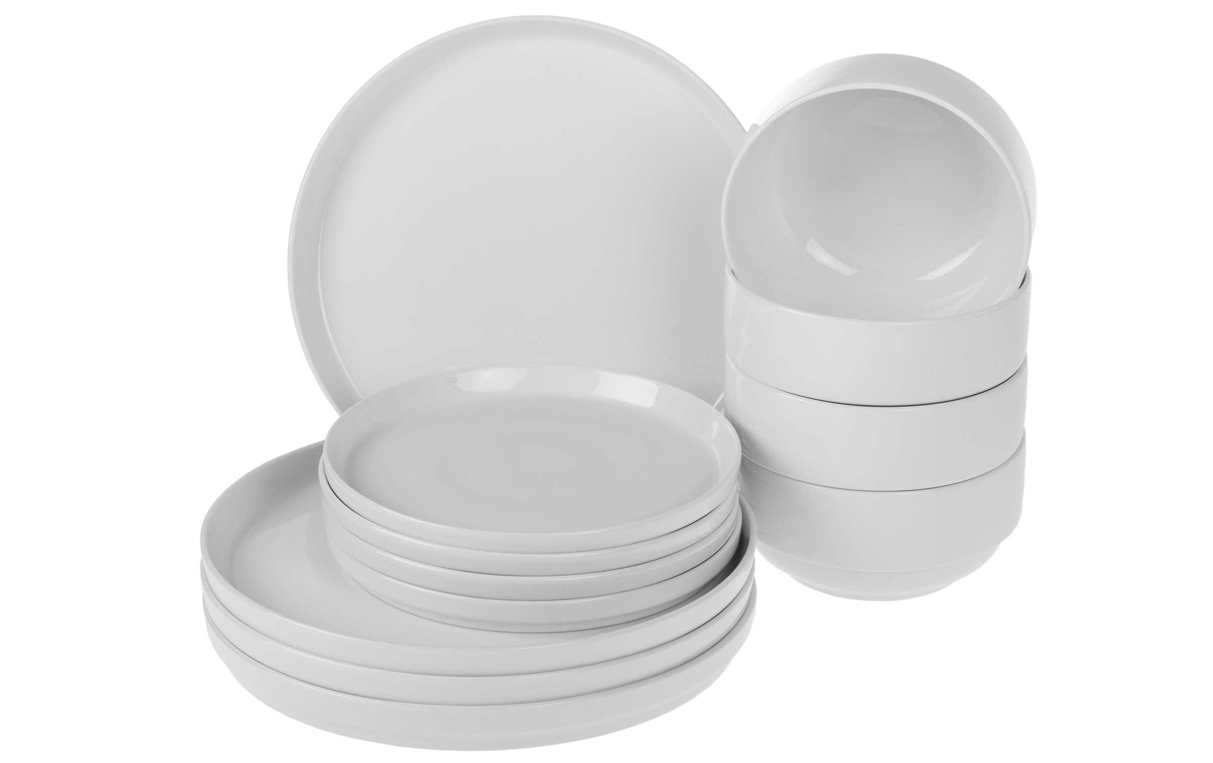 Image of Cocon Geschirr-Set "Bianco 12-teilig"