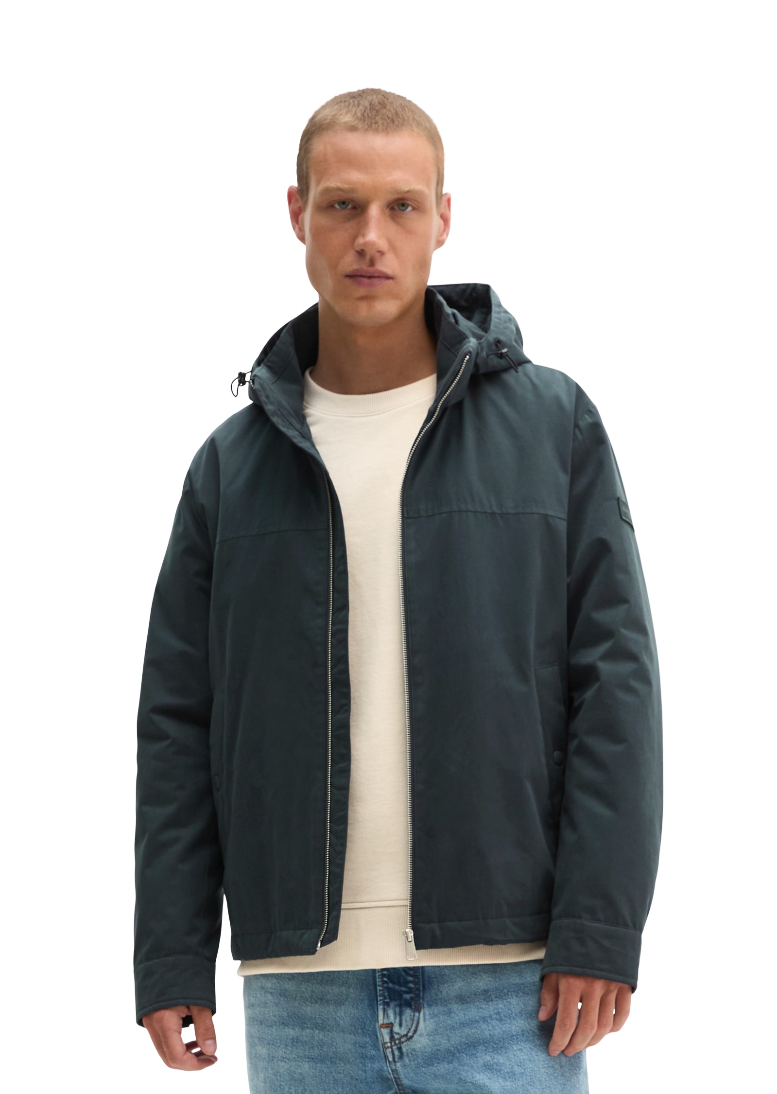 Marc O'Polo Blouson avec capuche coupe régulière avec capuche amovible