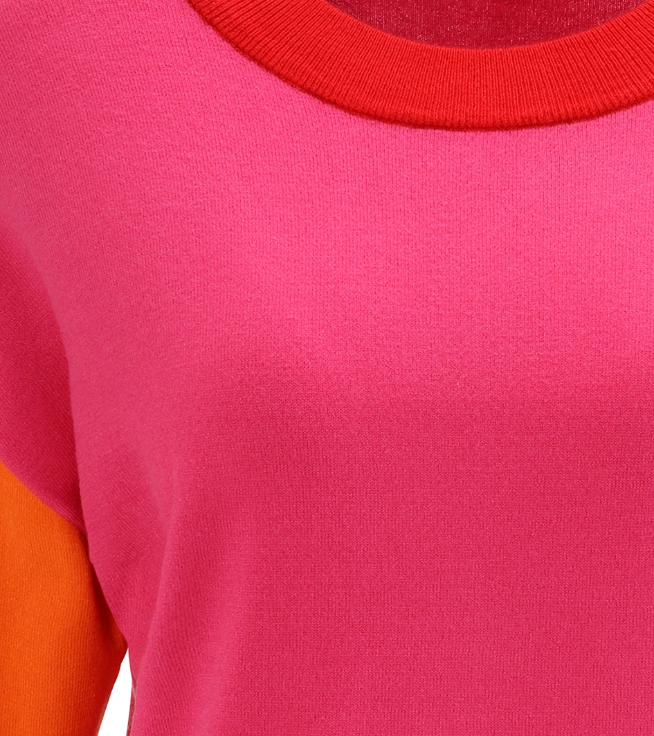 Aniston SELECTED Strickpullover, im farbenfrohen Colorblocking - NEUE KOLLEKTION