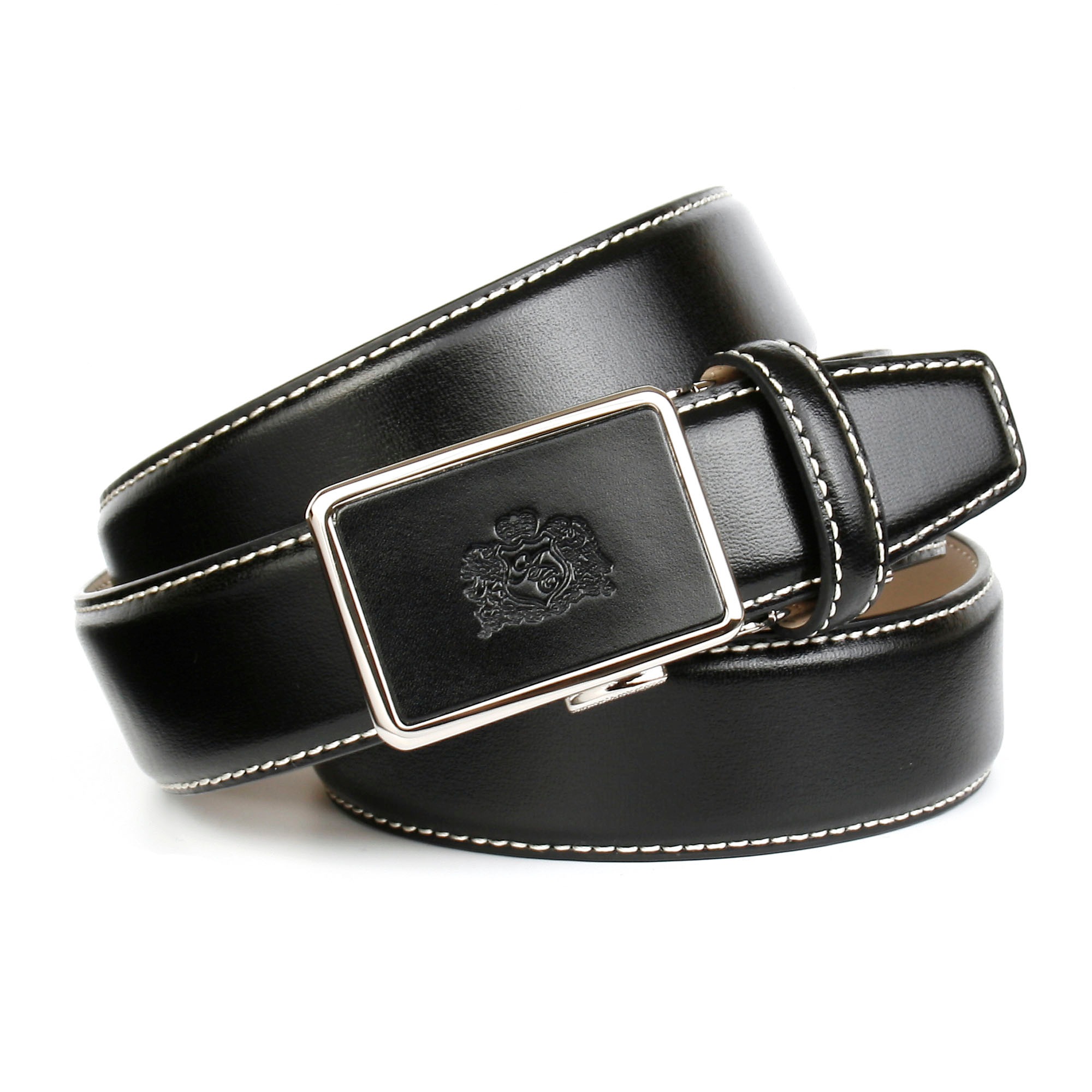 Image of Anthoni Crown Ledergürtel, mit Kontrast Stitching bei Ackermann Versand Schweiz