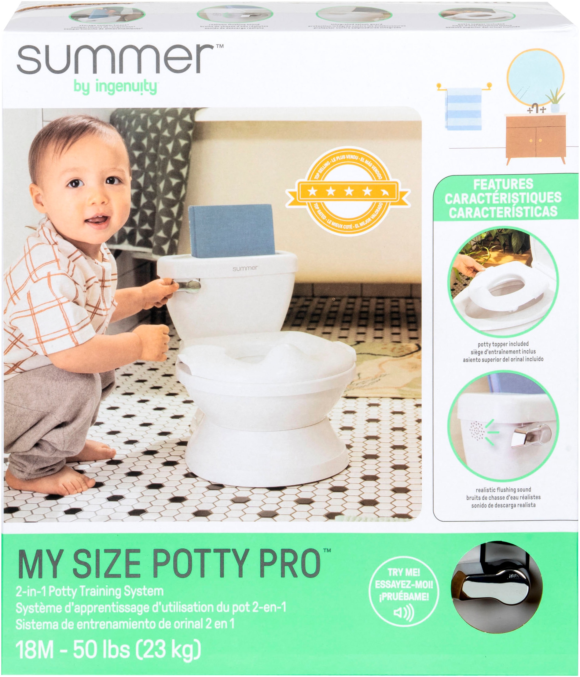 ingenuity Toilettentrainer »My Size Potty Pro™«