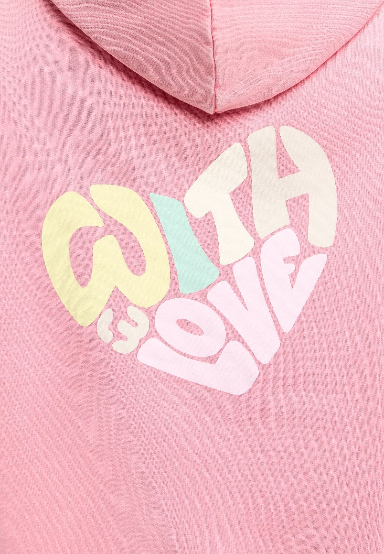 Ragwear Sweat à capuche »GERMMA PP«, Oversized mit Kängurutasche, Kapuze und Herz-Rückenprint
