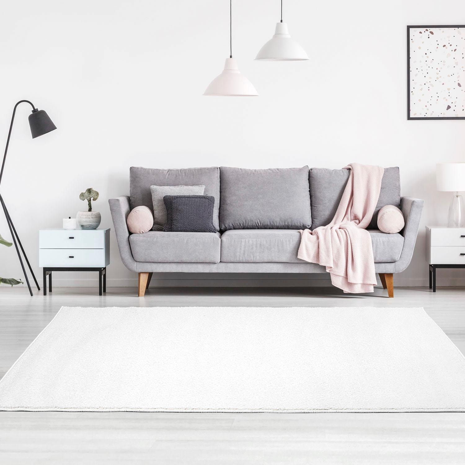 Image of Carpet City Teppich "Moda Soft 2081" rechteckig 11 mm Höhe Kurzflor, Uni-Farben, Weicher Flor