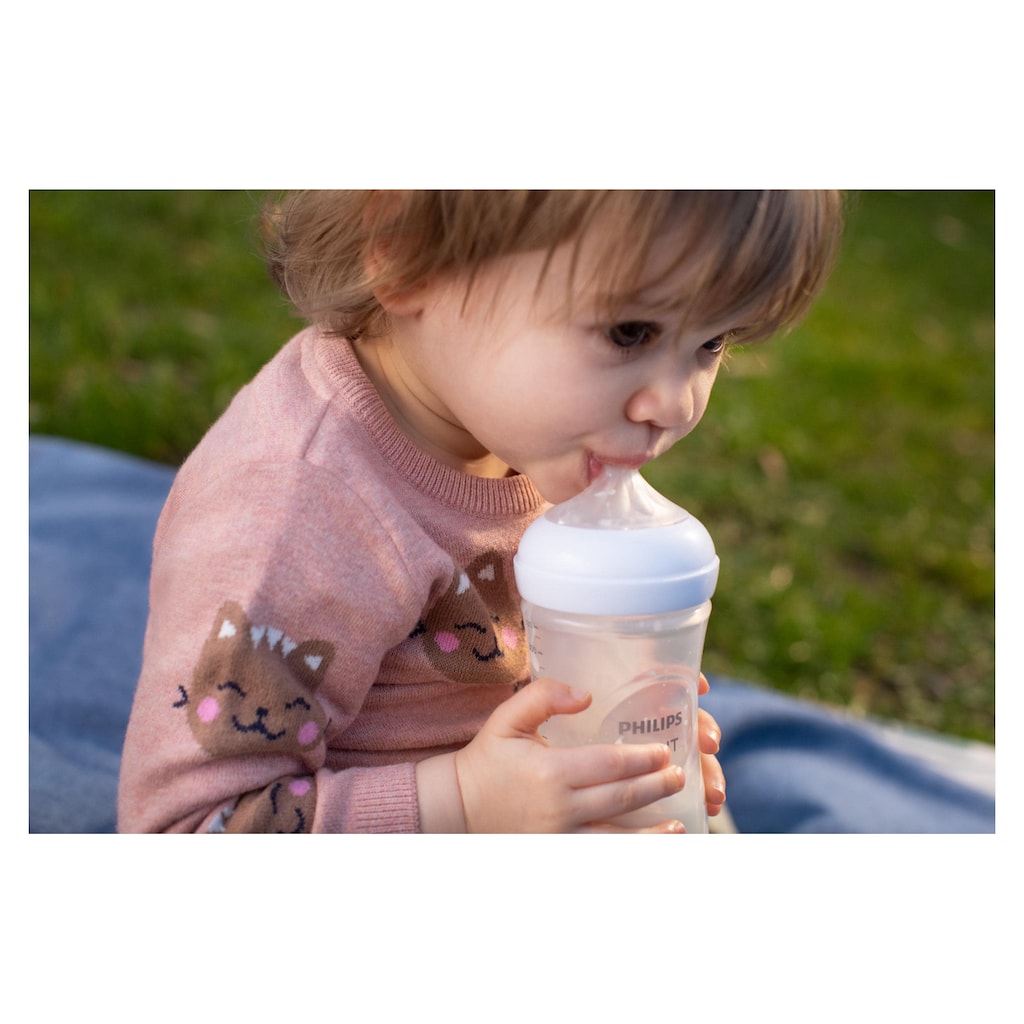 Philips AVENT Babyflasche »Philips Avent Natural Response Flasche«, (2 tlg.)