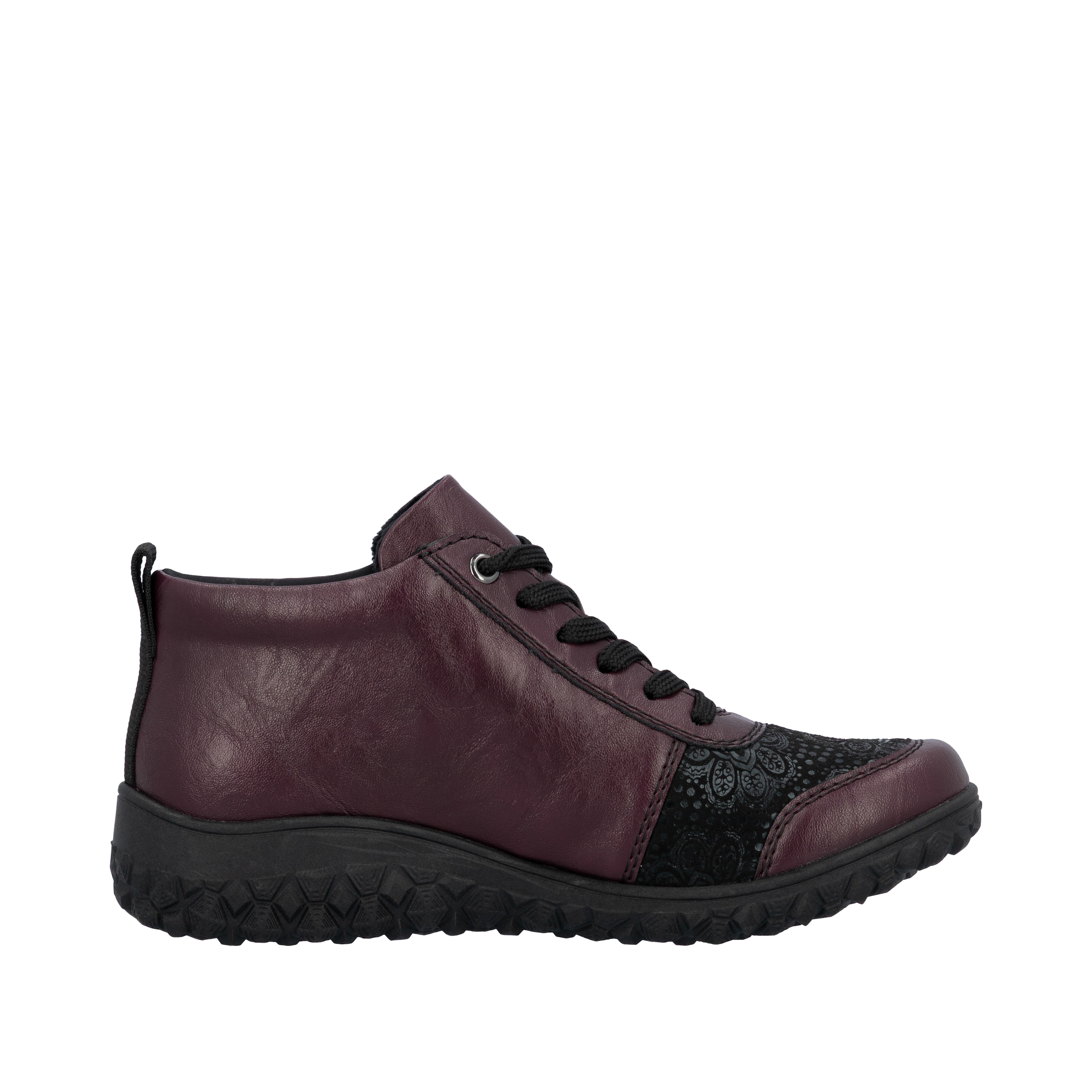 Rieker Bottines de sneakers  High Top Sneaker, Schnürboots, Stiefelette mit weichem Schaftrand