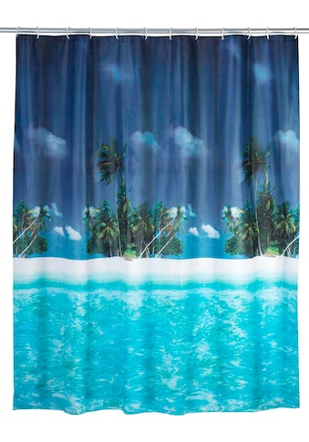 WENKO Duschvorhang »Palmenstrand«, Breite 180 cm, Höhe 200 cm kaufen