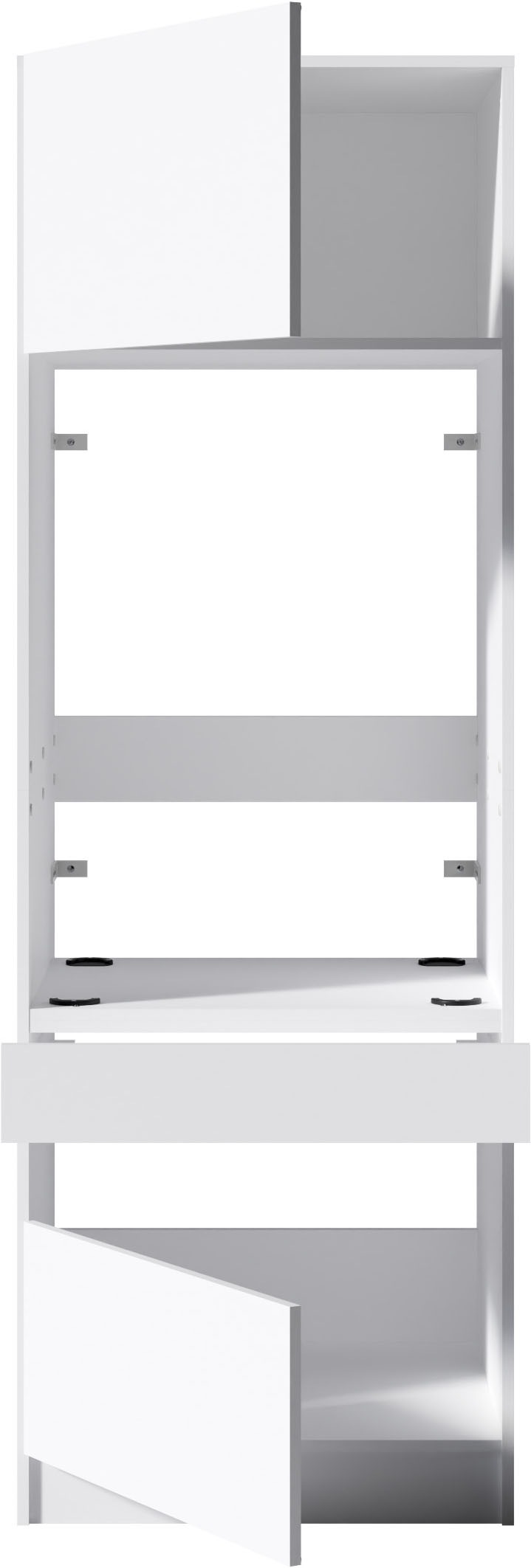 BASIC by Balculina Armoire pour machine à laver »Washhome B/T/H 68x200x68 cm« 1 cuis tlg. largeur 68cm, plateau extensible