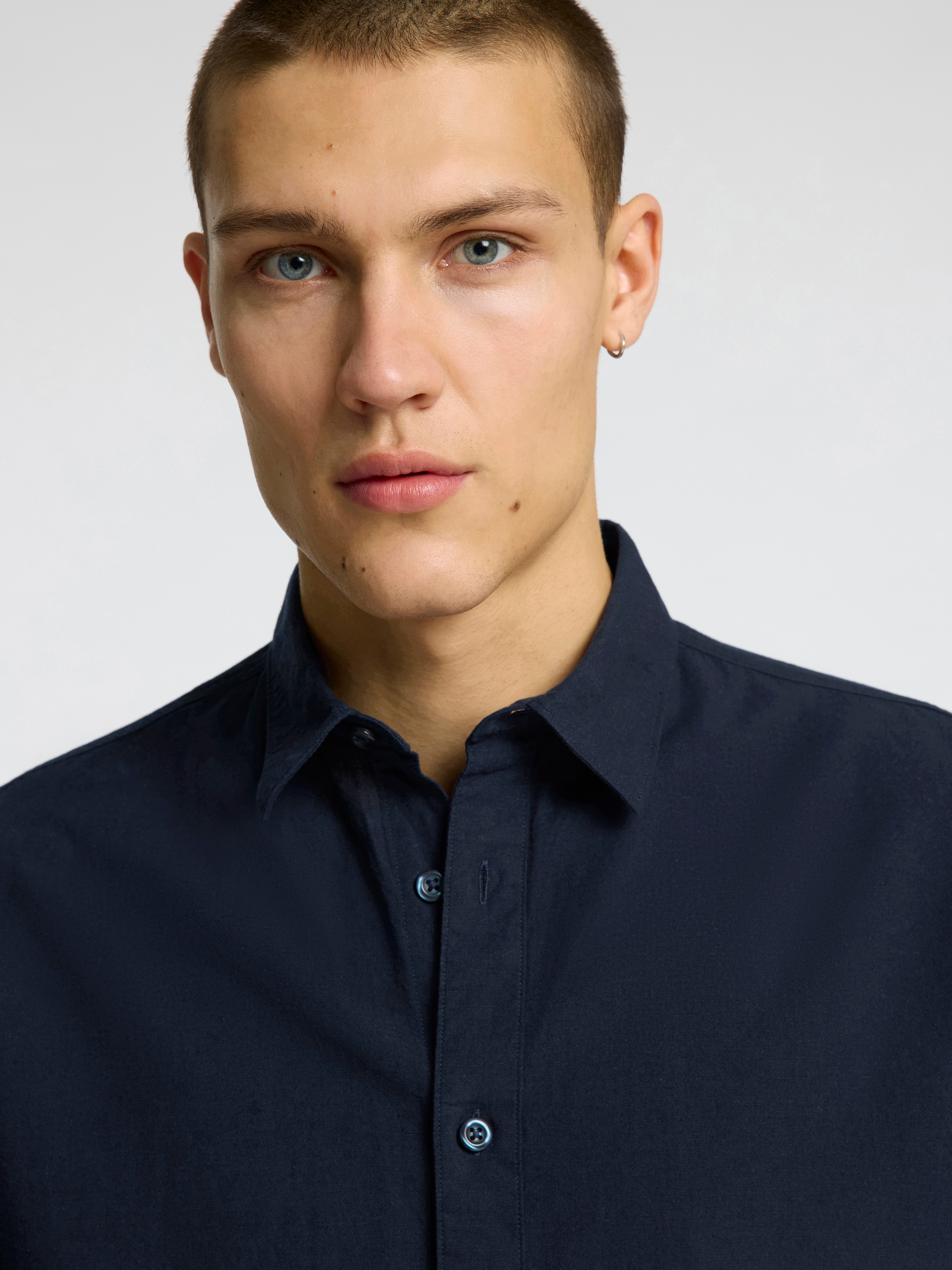 SELECTED HOMME Kurzarmhemd »SLHREG-SUN SHIRT SS NOOS«