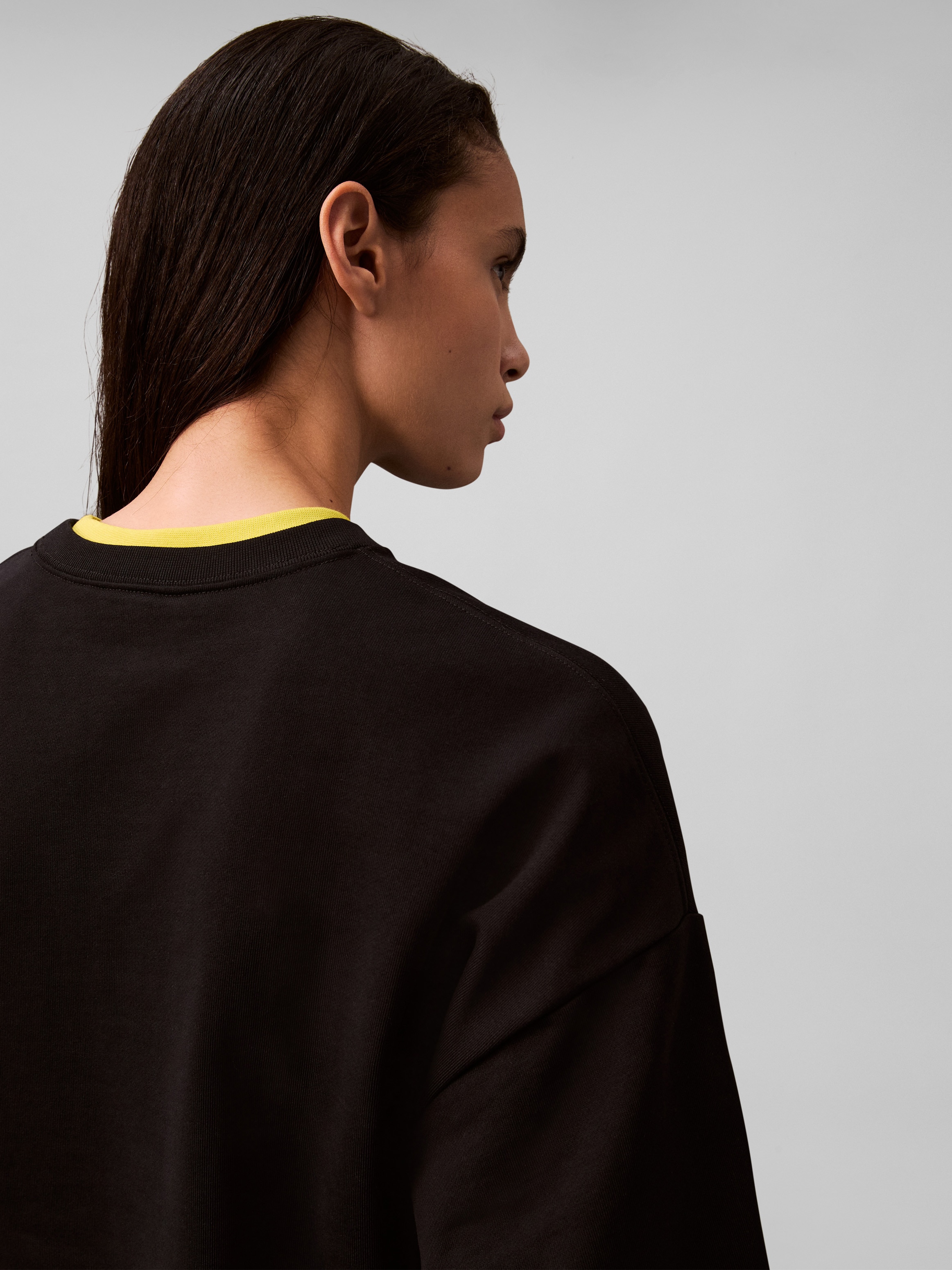 Calvin Klein Jeans Sweatshirt »LS ARCHIVE LOGO FRENCH TERRY RLX«, Mit Rundhalsausschnitt, regular fit
