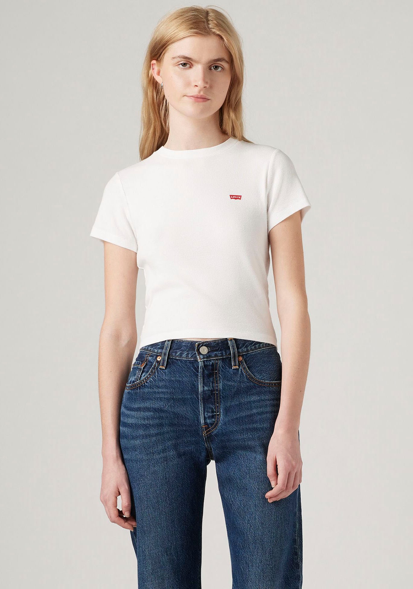 Image of Levis T-Shirt "ESSENTIAL SPORTY TEE" Feinripp- Qualität