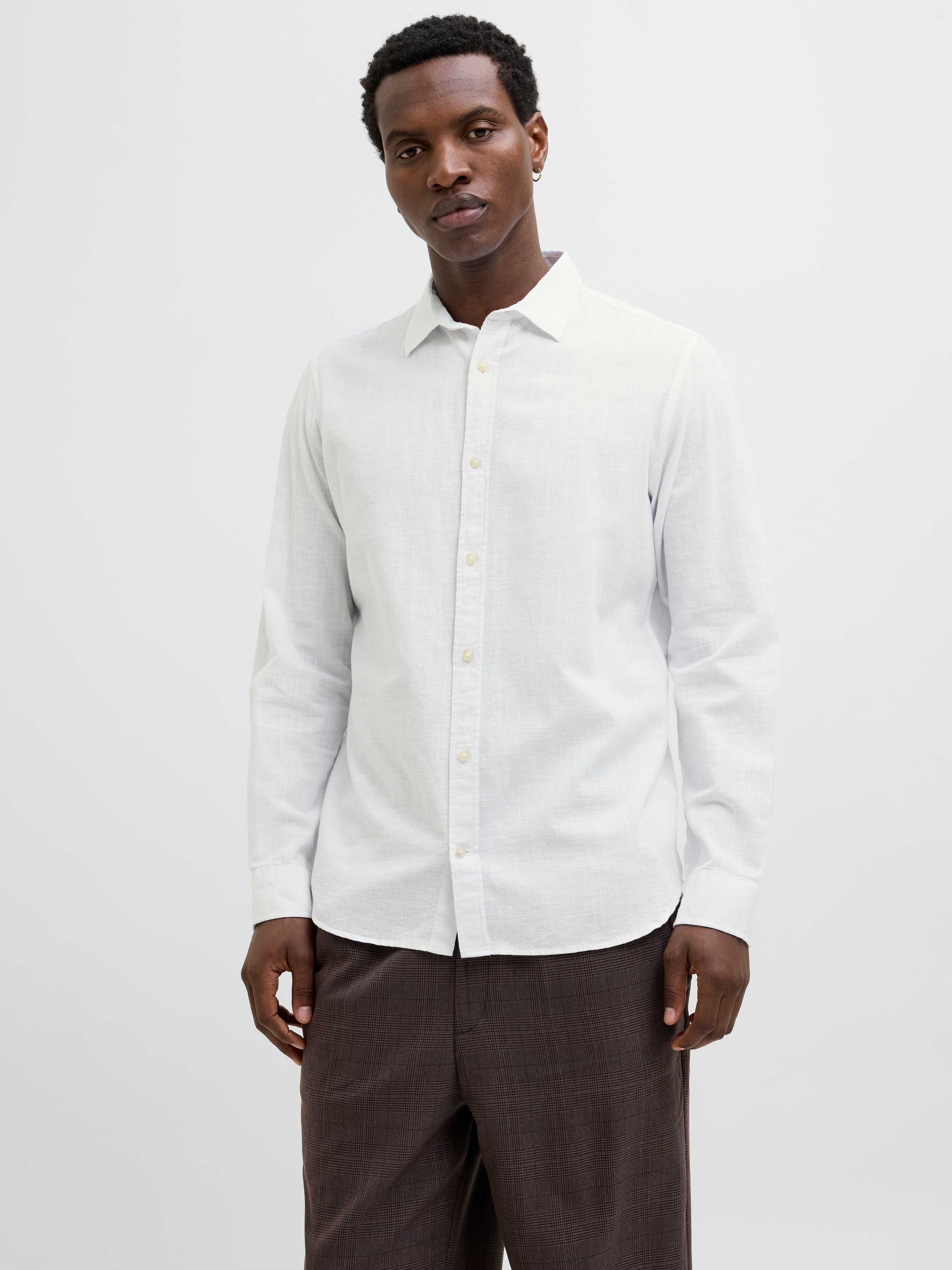 Jack & Jones Chemise à manches longues »JJESUMMER SHIRT LS SN« mit Hemdkragen
