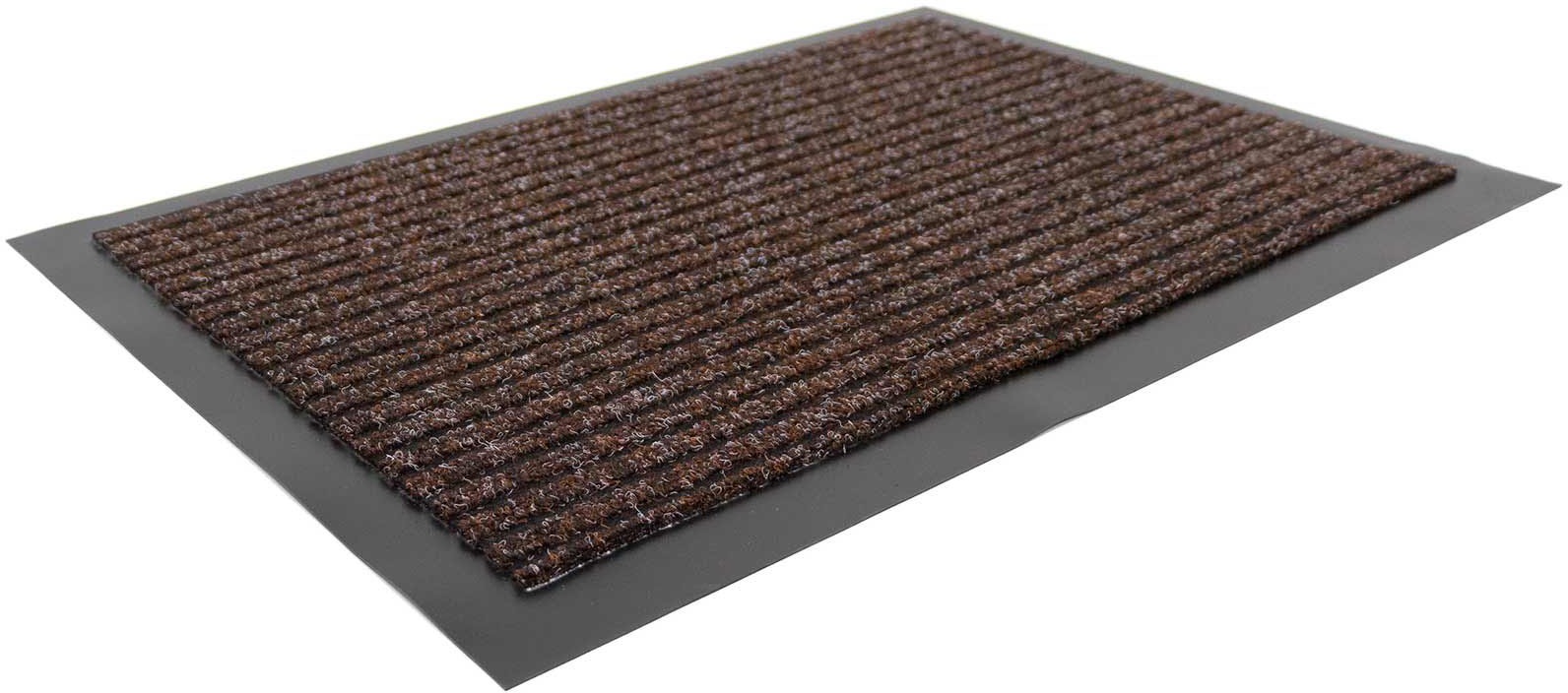 Image of Primaflor-Ideen in Textil Fussmatte "OSLO" rechteckig 8 mm Höhe Schmutzfangmatte, gestreift, meliert, rutschhemmend, waschbar