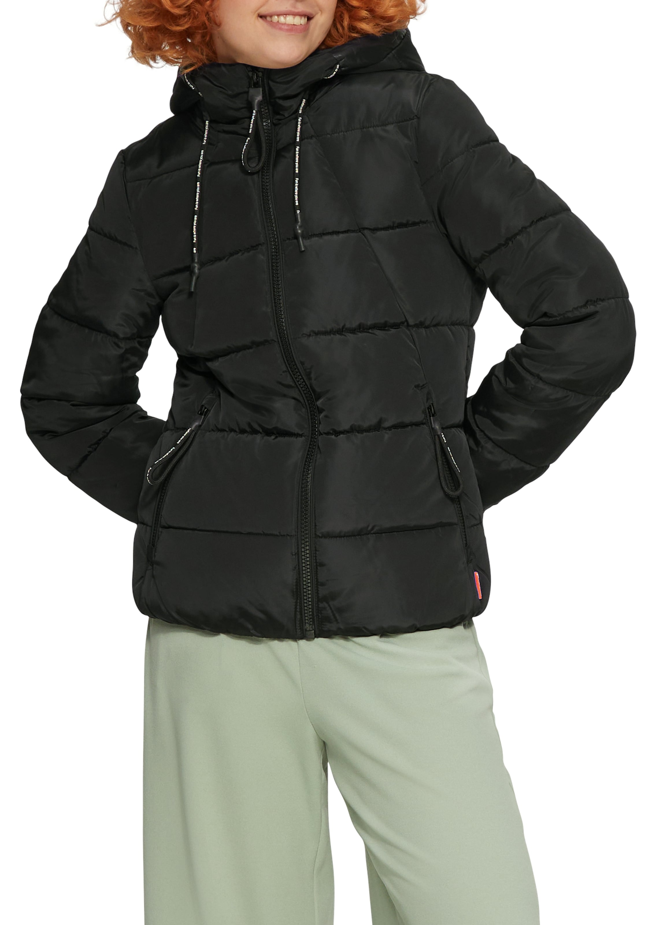 QS Steppjacke, mit Kapuze, mit Kapuze