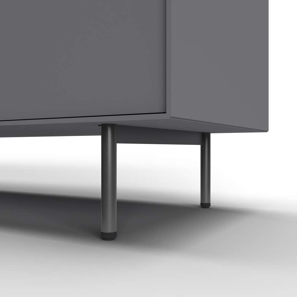 LeGer Home by Lena Gercke Sideboard »Essentials, Kommode, Anrichte, Kombikommode, Schrank mit Metallfüssen« Breite: 111 cm, UV lackiert, Push-to-open-Funktion