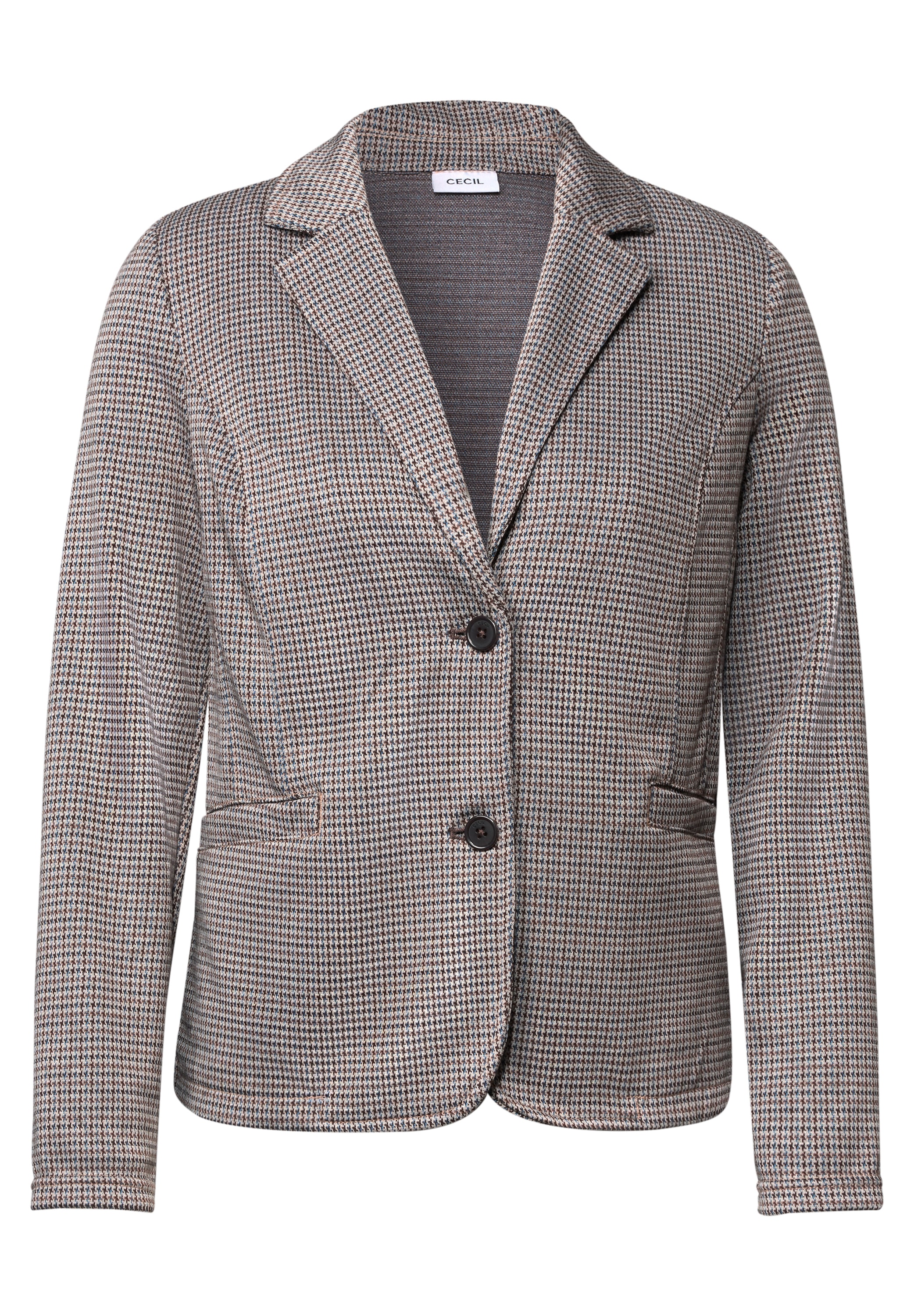 Cecil Blazer court Blazer mit Houndstooth-Muster