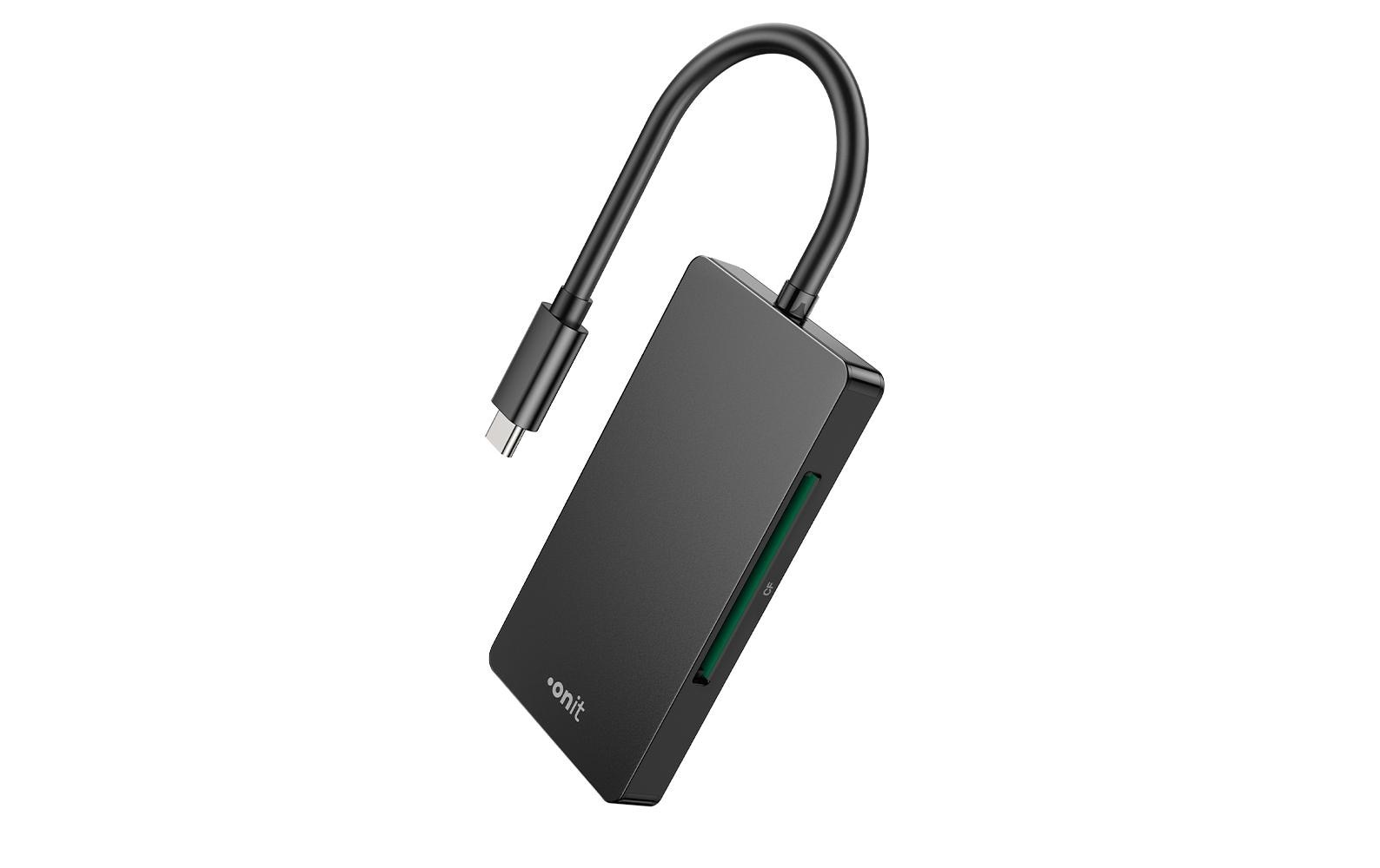 onit Lecteur de carte mémoire »Extern Pro USB-C 3-in1«