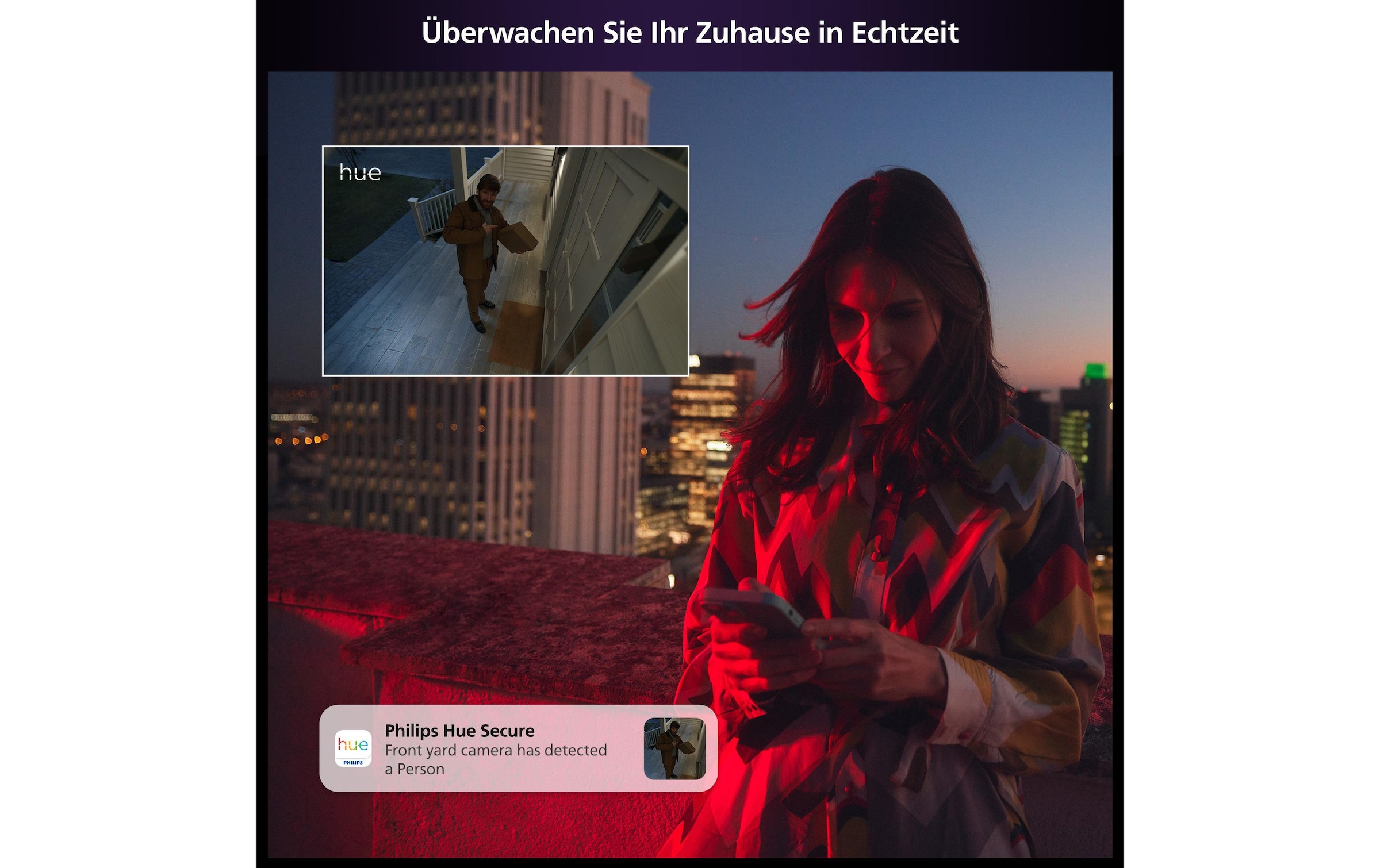 Philips Hue Überwachungskamera »Weiss«, (1)