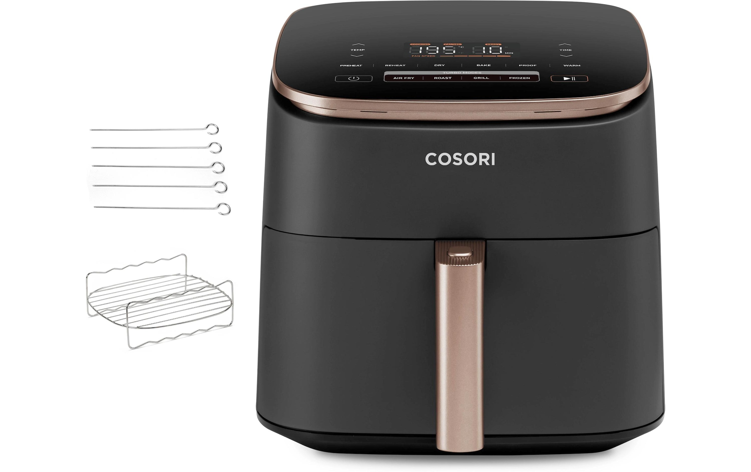   Heissluftfritteuse »Cosori TurboBlaze 6 l« 1725 W Heissluftfritteuse mit 6 Litern Fassungsvermögen und 9 Programmen