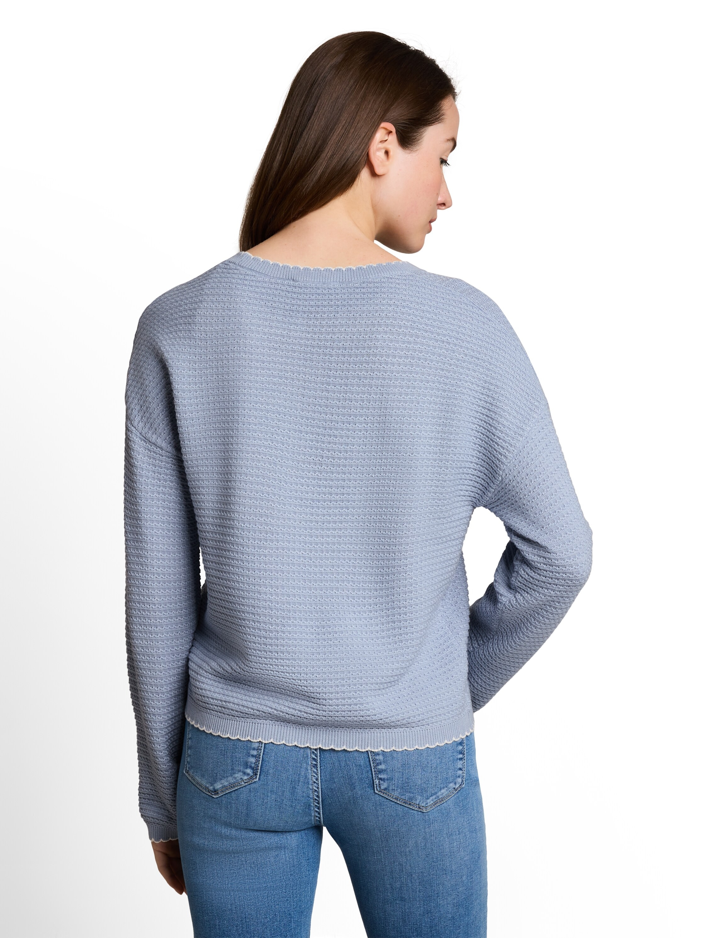 TOM TAILOR Denim Pull col V