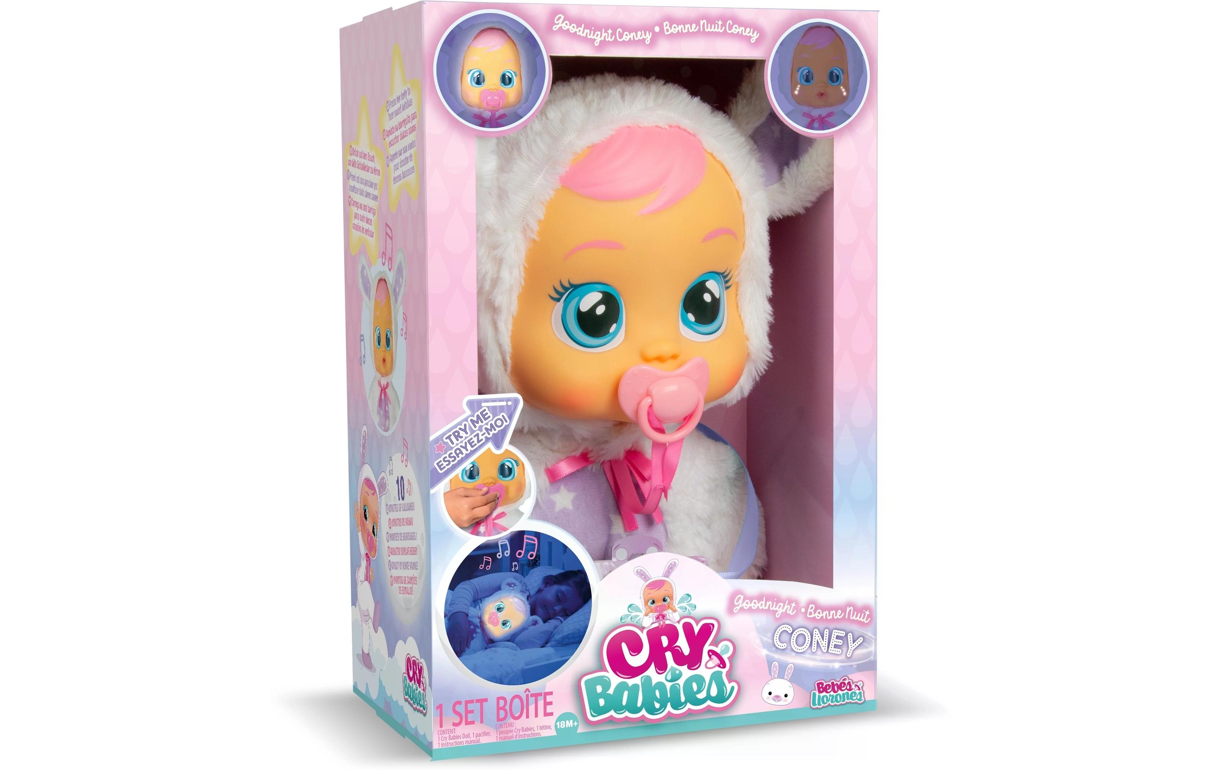 IMC TOYS Anziehpuppe »Cry Babies – Good Night Coney«