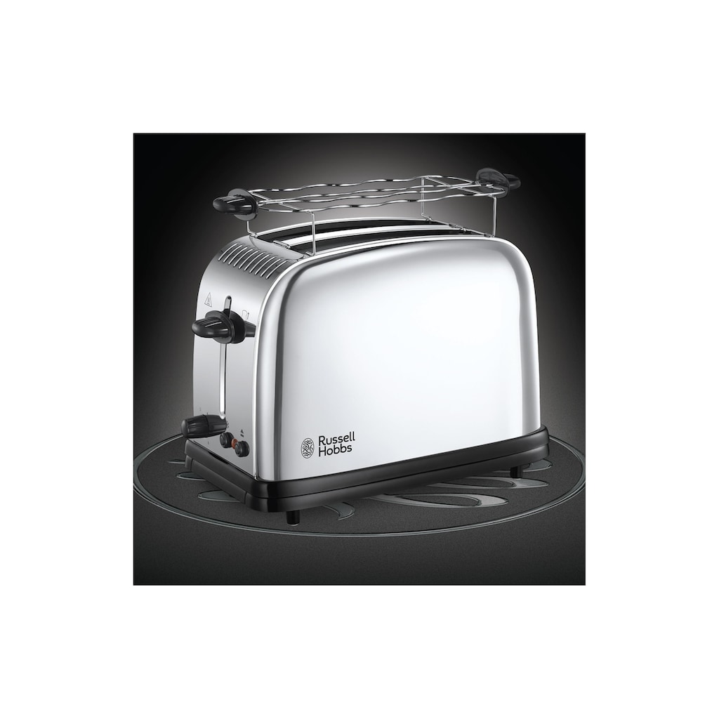 RUSSELL HOBBS Toaster »Victory 23310-56 Silberfarben«, 2 kurze Schlitze, für 2 Scheiben, 1670 W