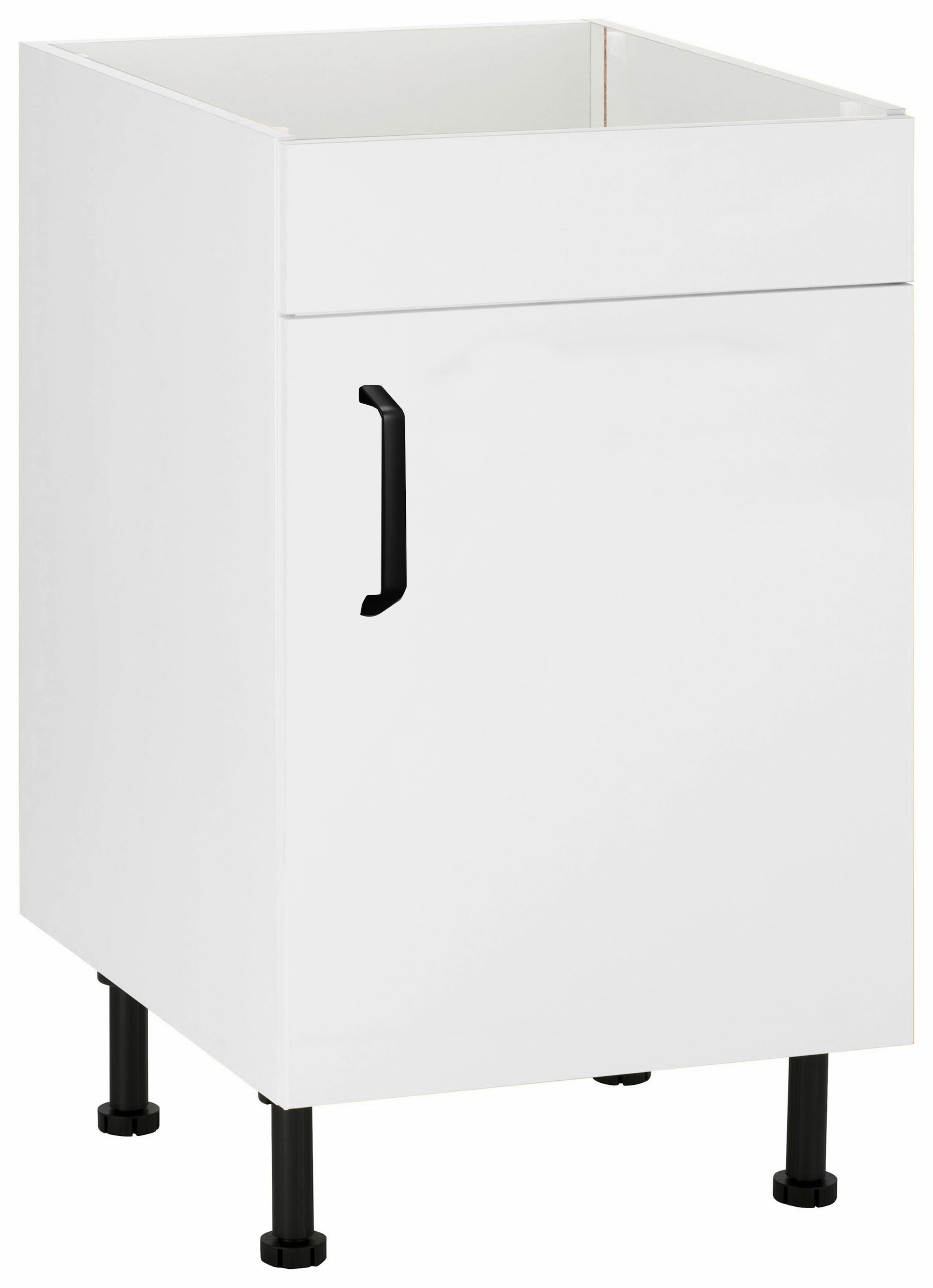 Image of wiho Küchen Spülenschrank "Simi" 50 cm breit, mit verstellbaren Füssen, ohne Arbeitsplatte