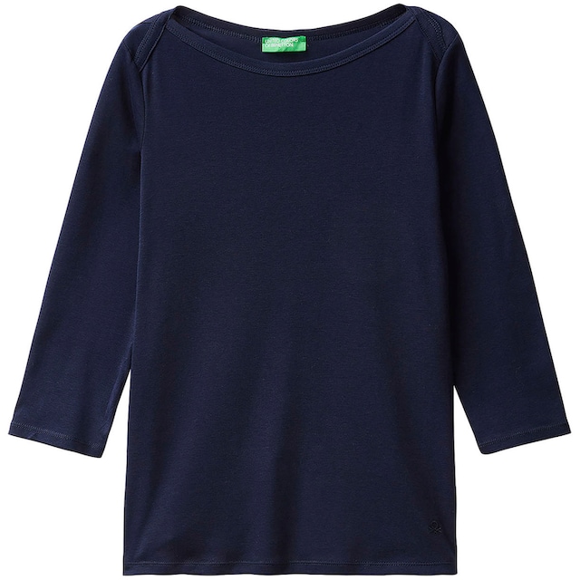 ♕ United Colors of Benetton 3/4-Arm-Shirt, im kombistarken Basic-Look  versandkostenfrei kaufen