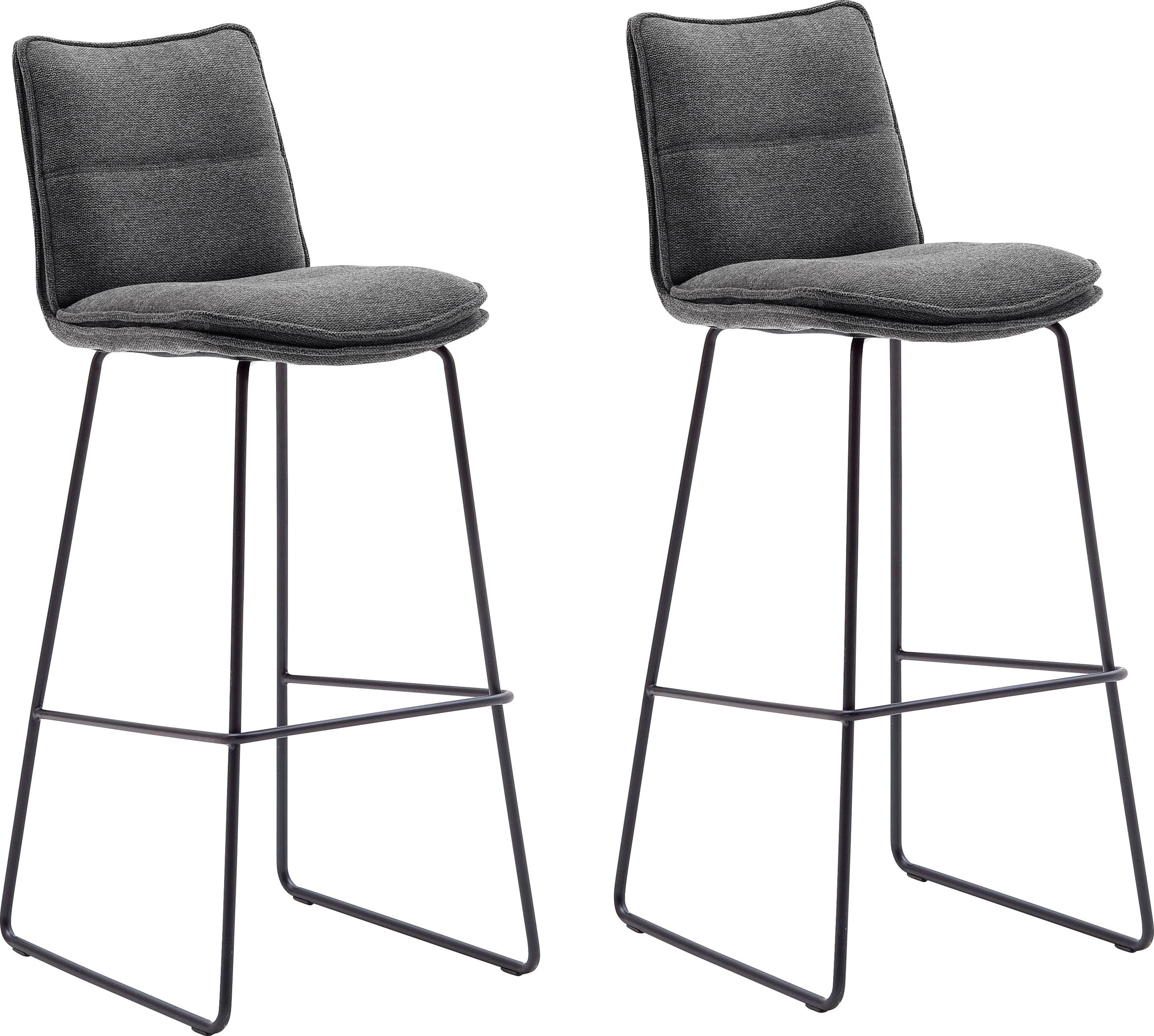 MCA furniture Barhocker »Hampton«, (Set, 2 St., 2-er), Barstuhl 180°drehbar  mit Nivellierung, bis 120 Kg belastbar kaufen | Stühle