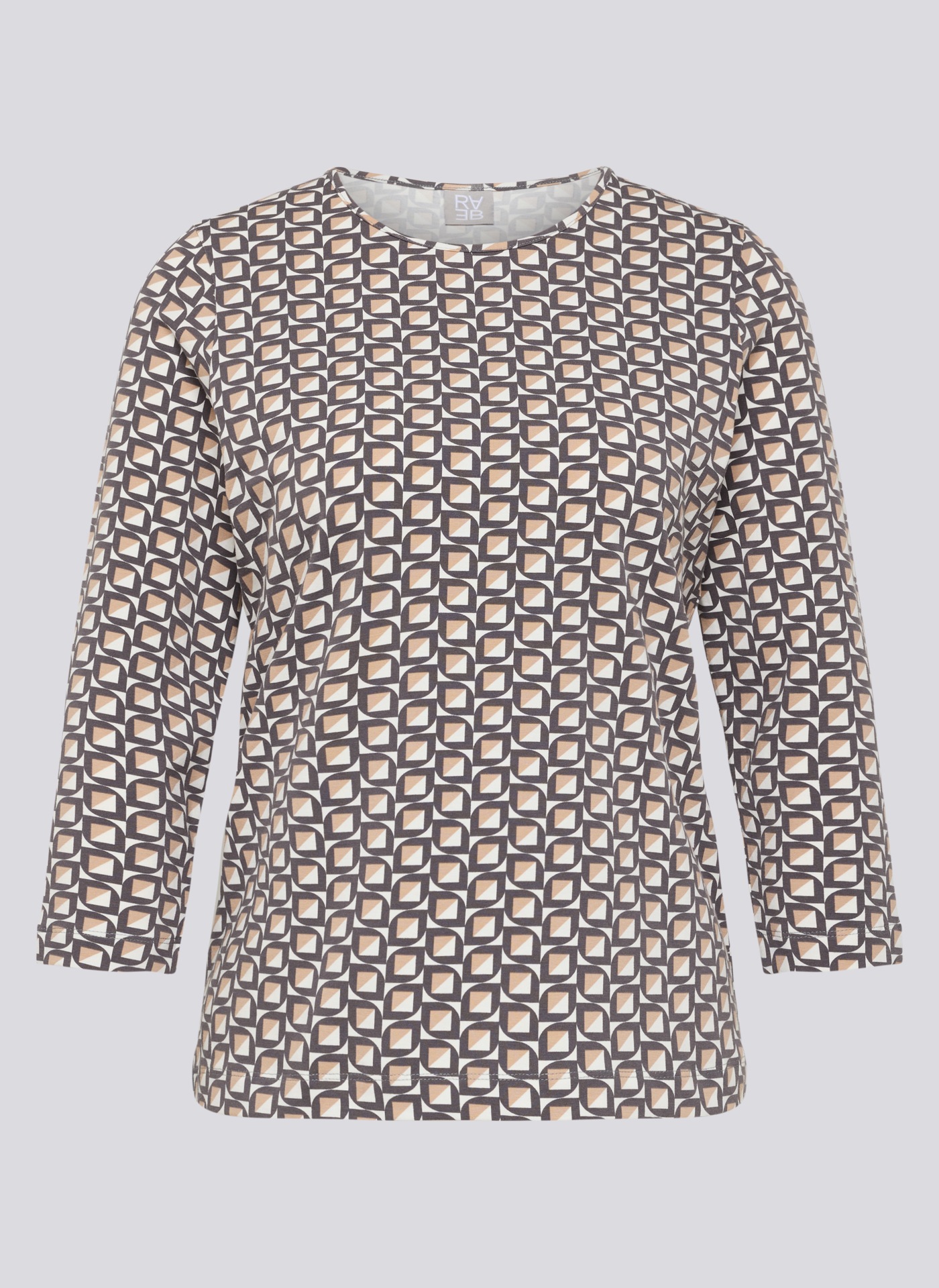 Rabe 3/4-Arm-Shirt mit Minimal Print