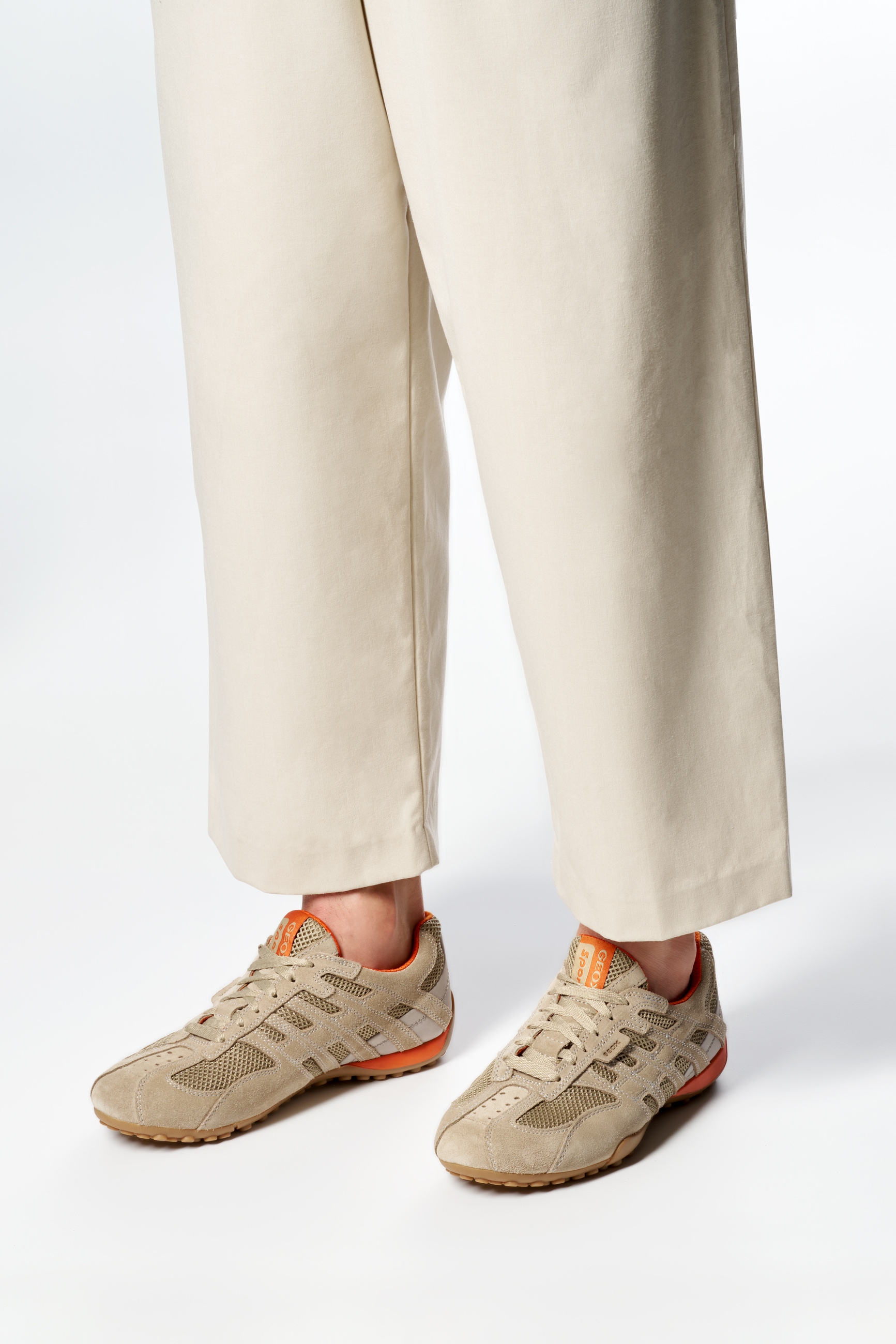 Geox Chaussure à lacets »U SNAKE ORIGINAL«  , Schnürschuh, Freizeitschuh, Trekking Sneaker mit Lederinnensohle