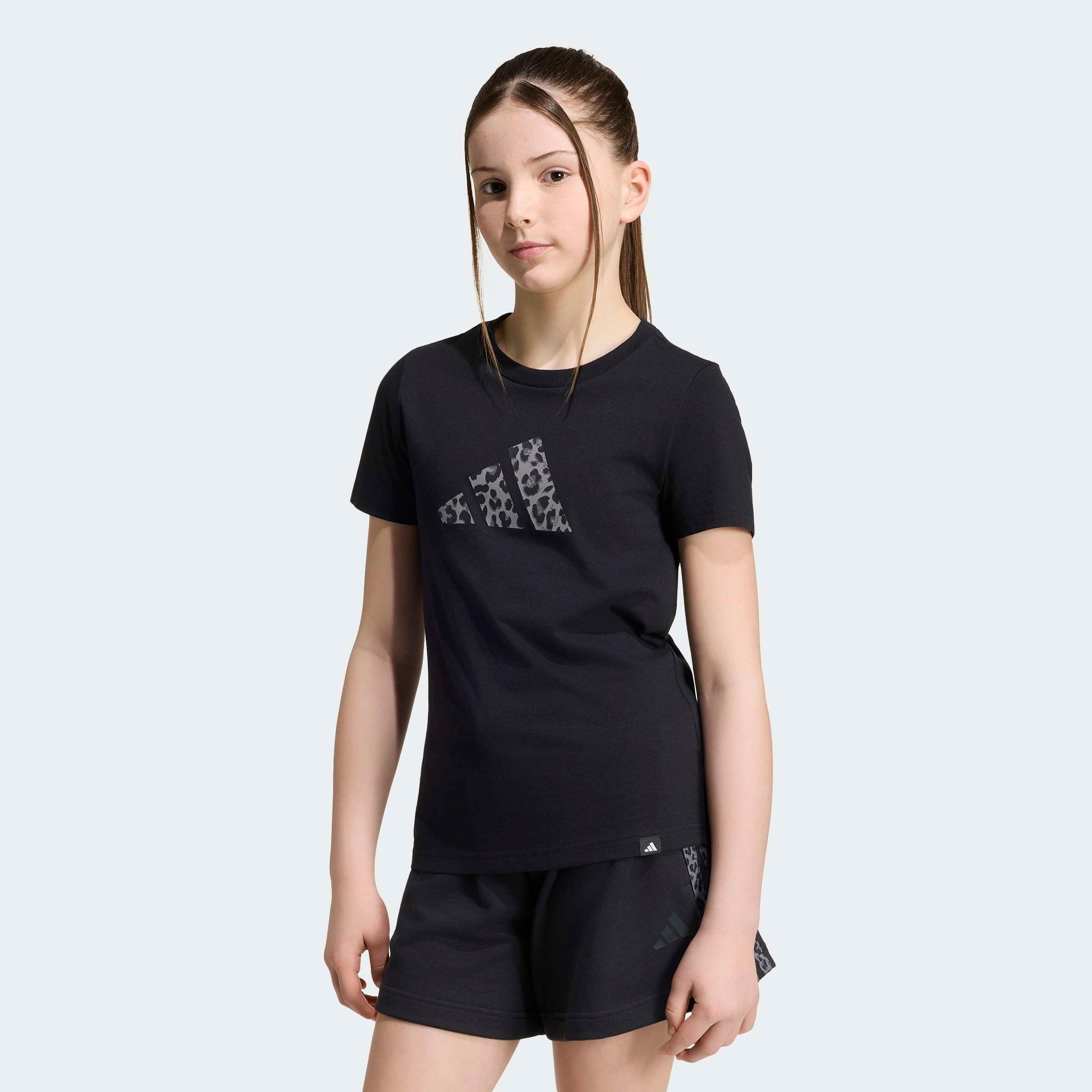 Image of adidas Sportswear T-Shirt "KIDS ANIMALPRINT GRAFIK" für Kinder, mit Rundhalsausschnitt