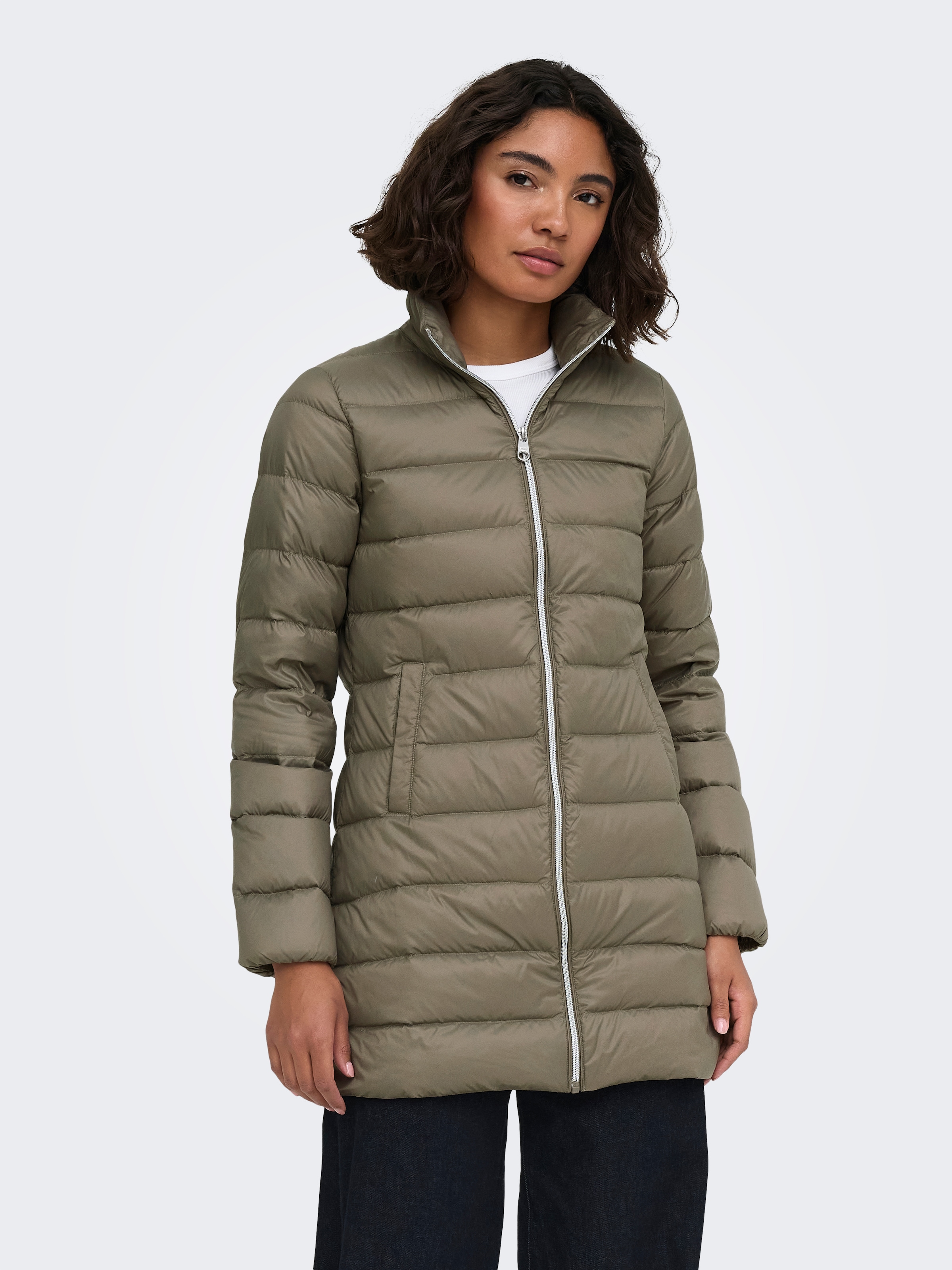 ONLY Steppjacke »ONLRUBY QUILTED DOWN COAT CC OTW« Kunstfaser