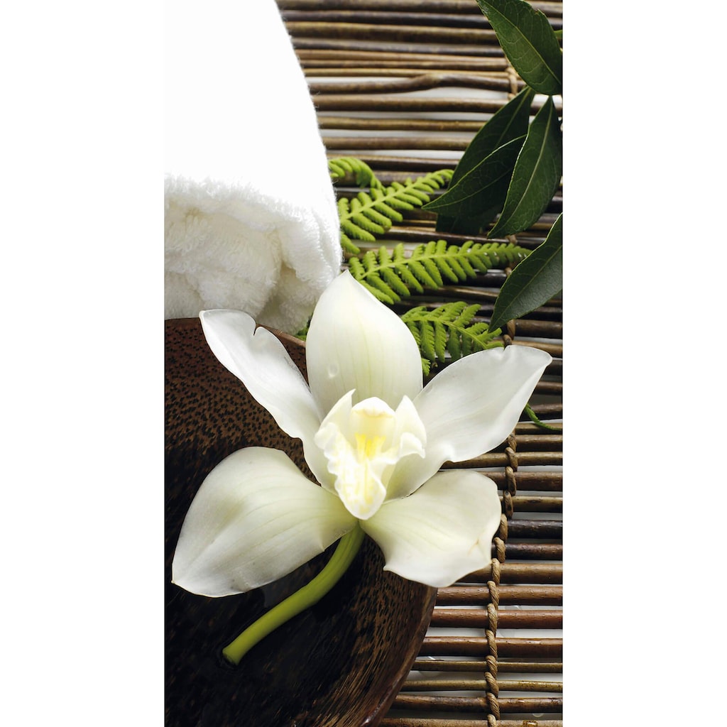 Wall-Art Vliestapete »asiatische Wellness Orchidee«