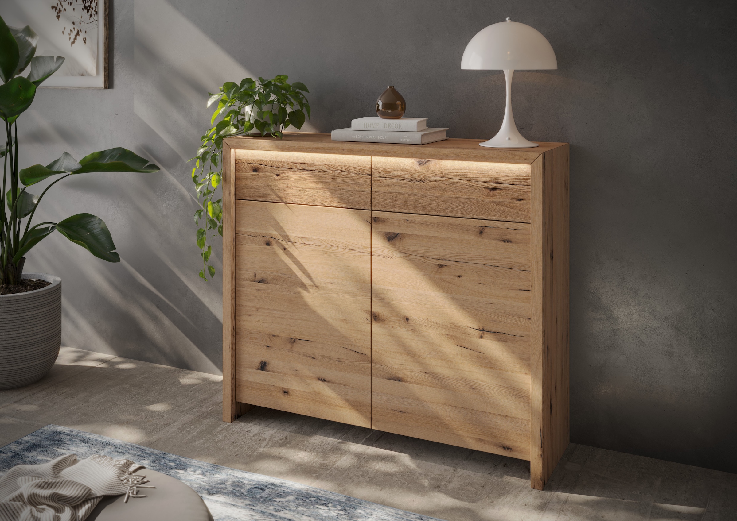 Home affaire Kommode »Ambroise« inkl. LED-Beleuchtung